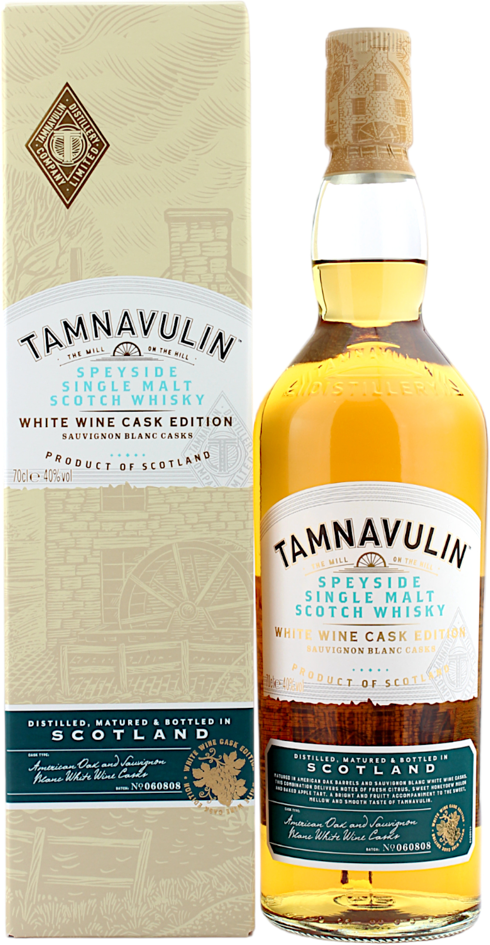 Ohne Umverpackung Tamnavulin Sauvignon Blanc Cask Finish 40.0% 0,7l