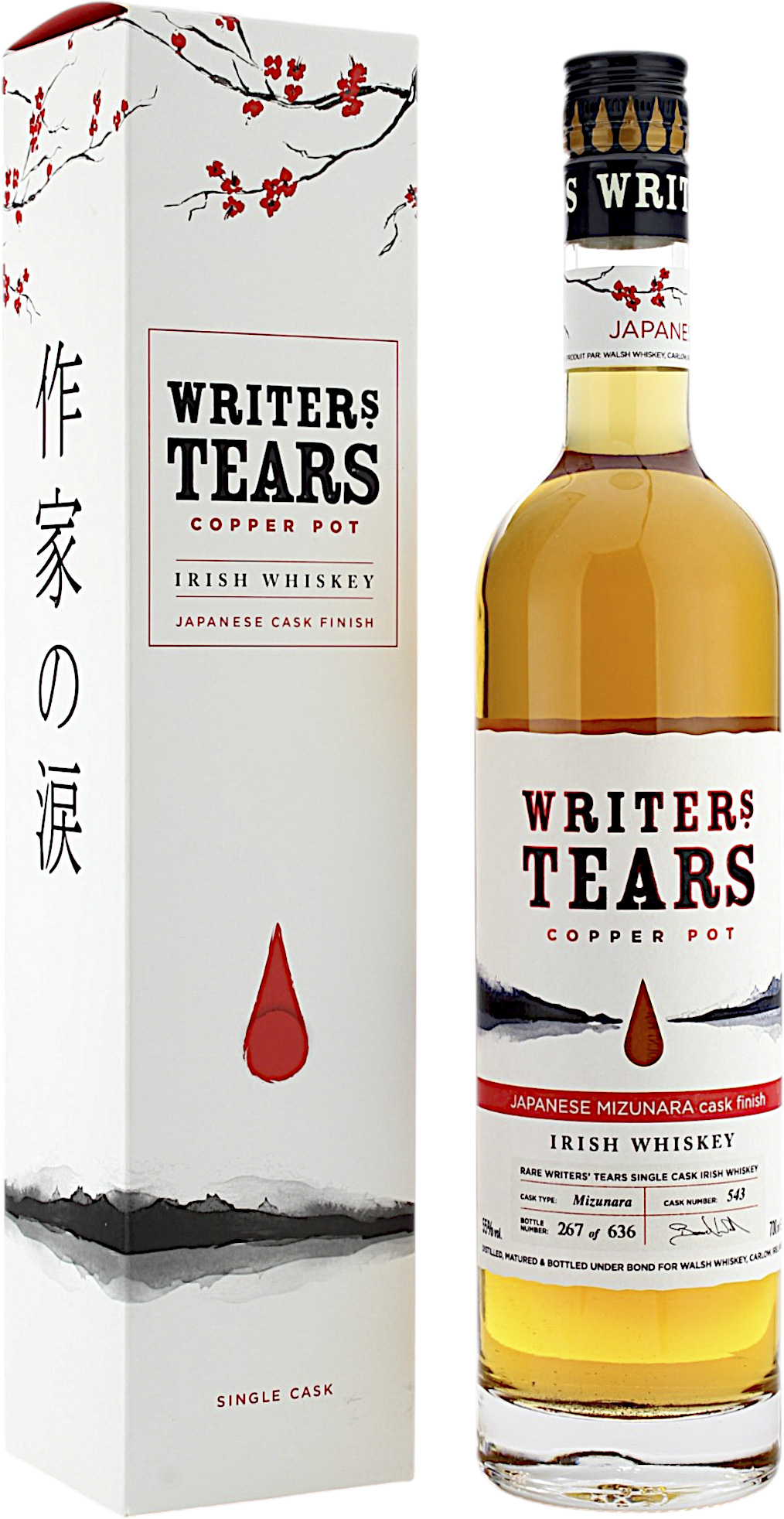Writer's Tears Copper Pot Japanese Cask Finish Single Cask #543 55.0% 0,7l
