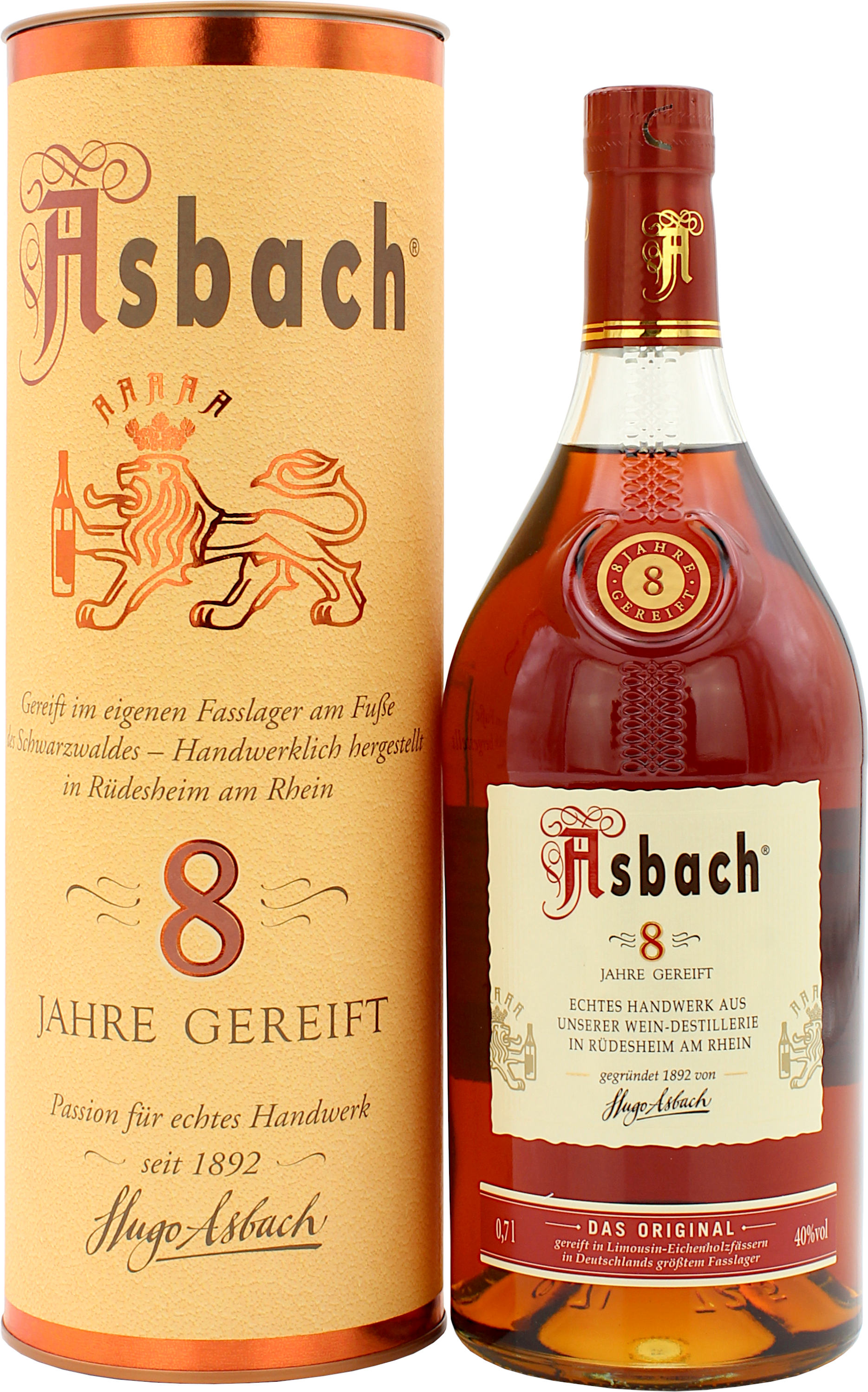 Asbach Privatbrand 8 Jahre 40.0% 0,7l