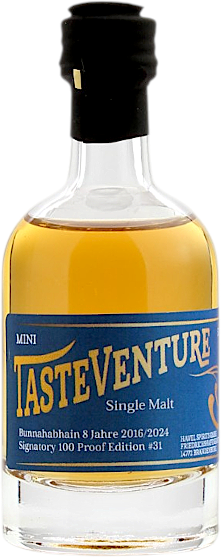 Miniatur Bunnahabhain 8 Jahre 2016/2024 Signatory 100 Proof Edition #31 Tasteventure 57.1% 0,05l