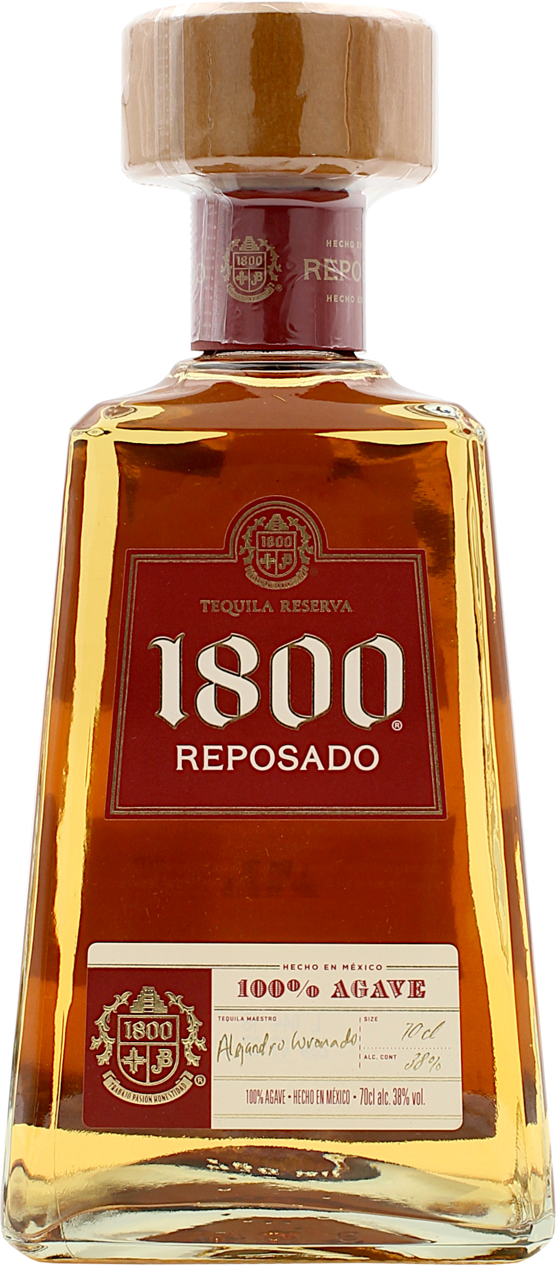 1800 Tequila Reposado 100% Agave 38.0% 0,7l