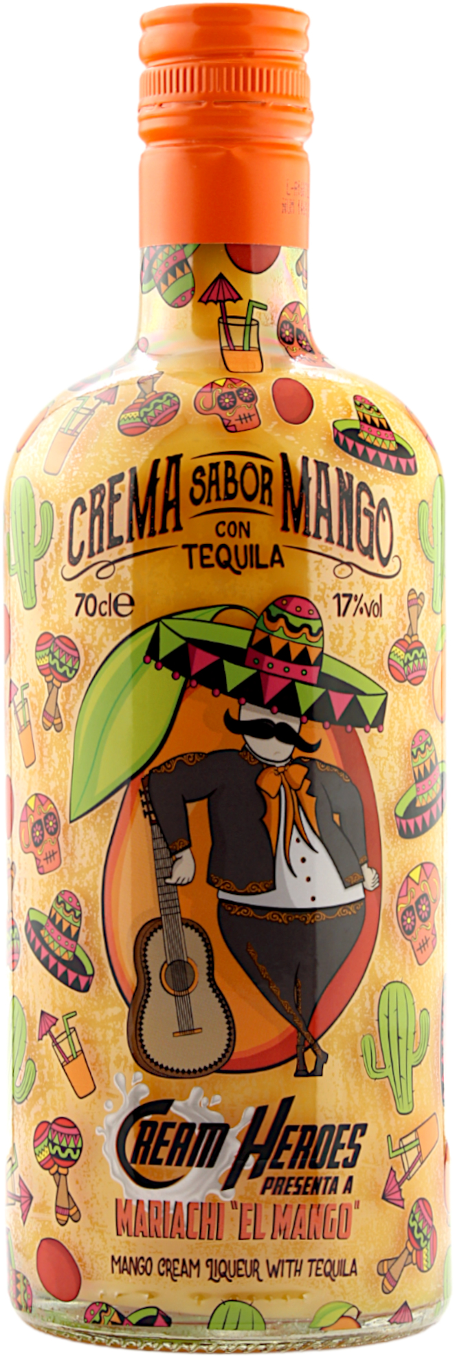 Cream Heroes Tequila Mango Likör mit Sahne 17.0% 0,7l