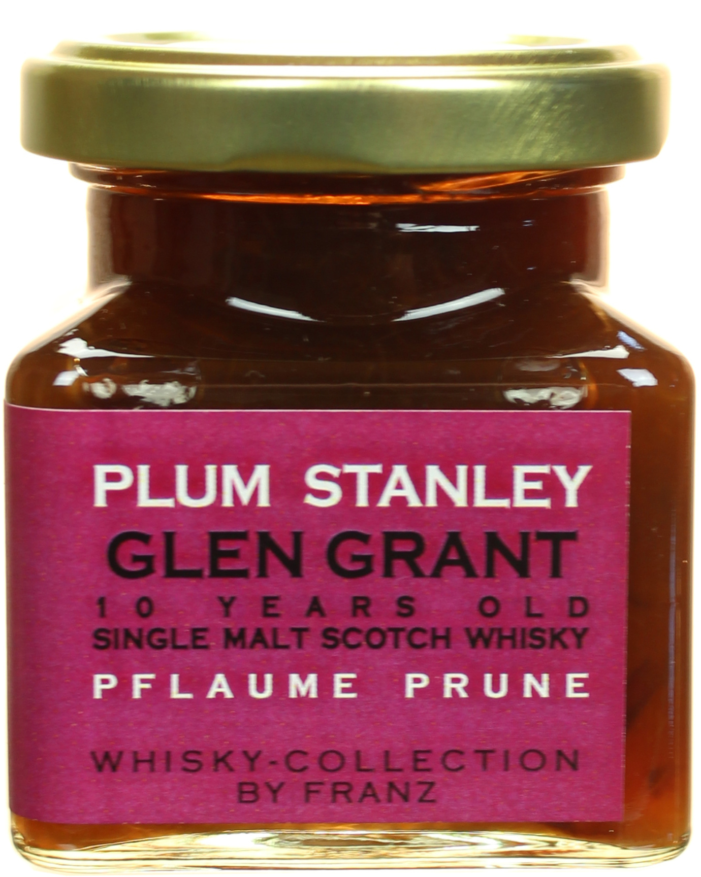 Pflaume Stanley mit Glen Grant 10 Jahre 150g