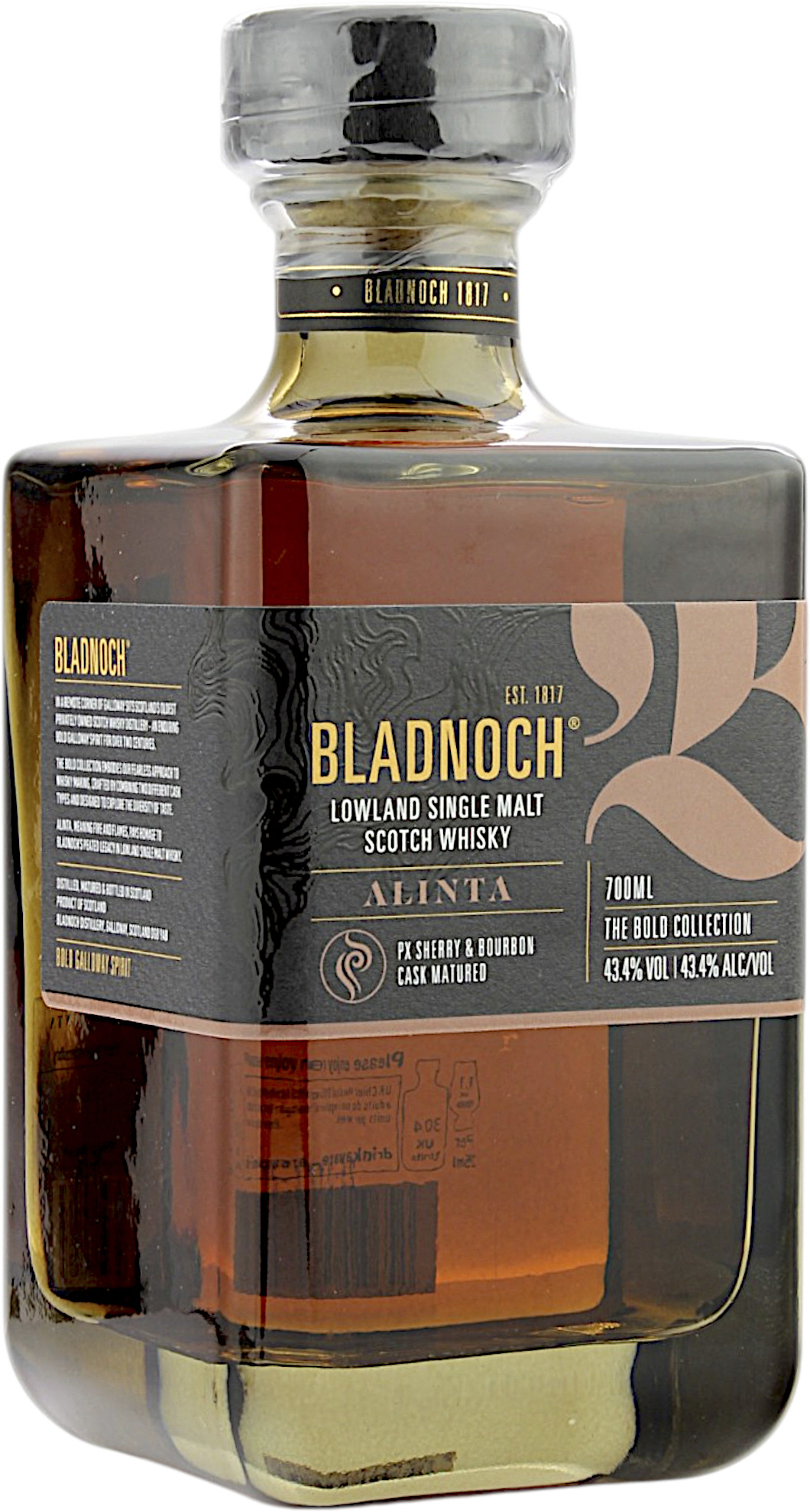 Bladnoch Alinta PX Sherry & Bourbon Cask Matured 43.4% 0,7l