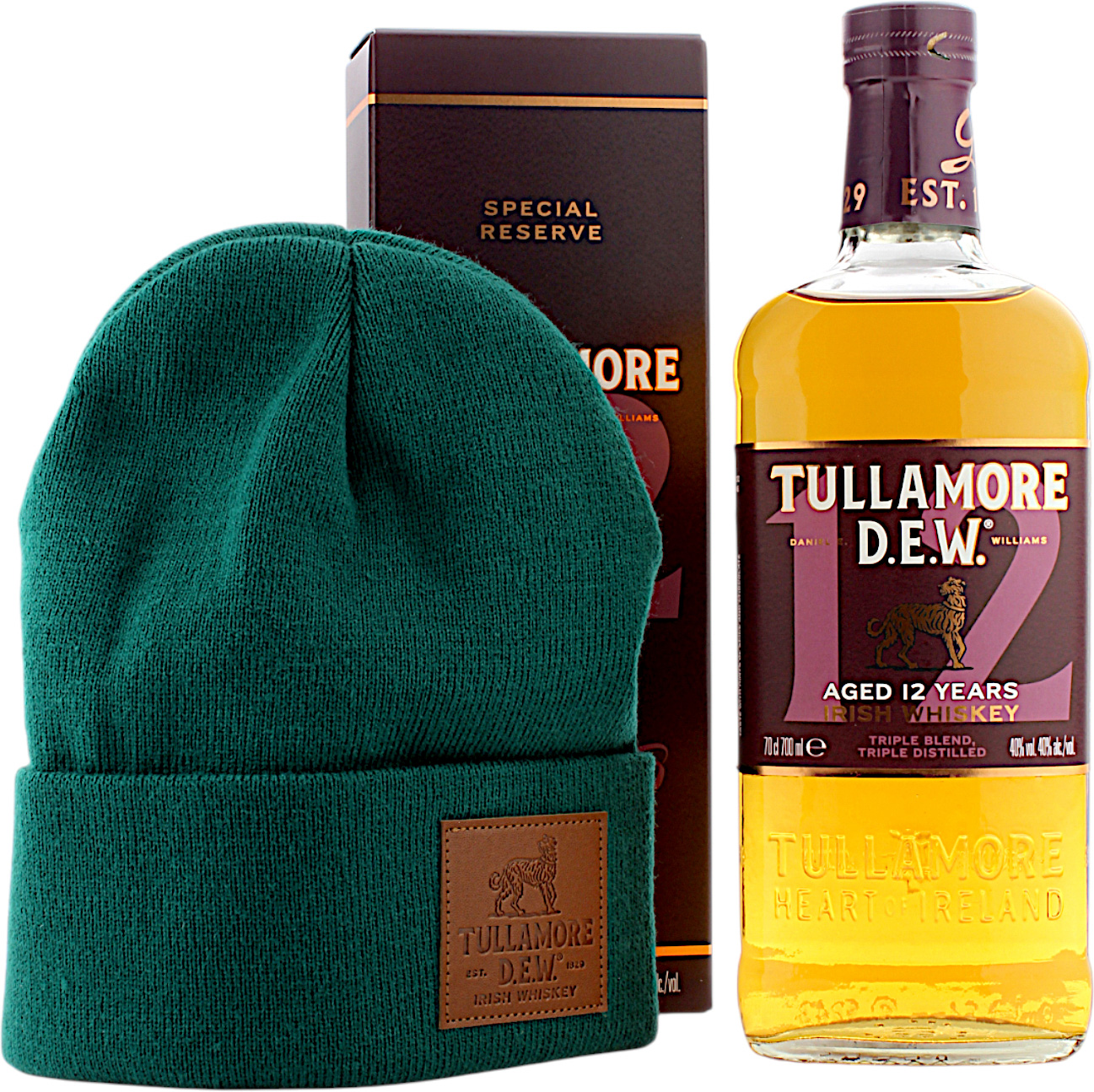 Tullamore Dew Special Reserve 12 Jahre mit Gratis Mütze 40.0% 0,7l