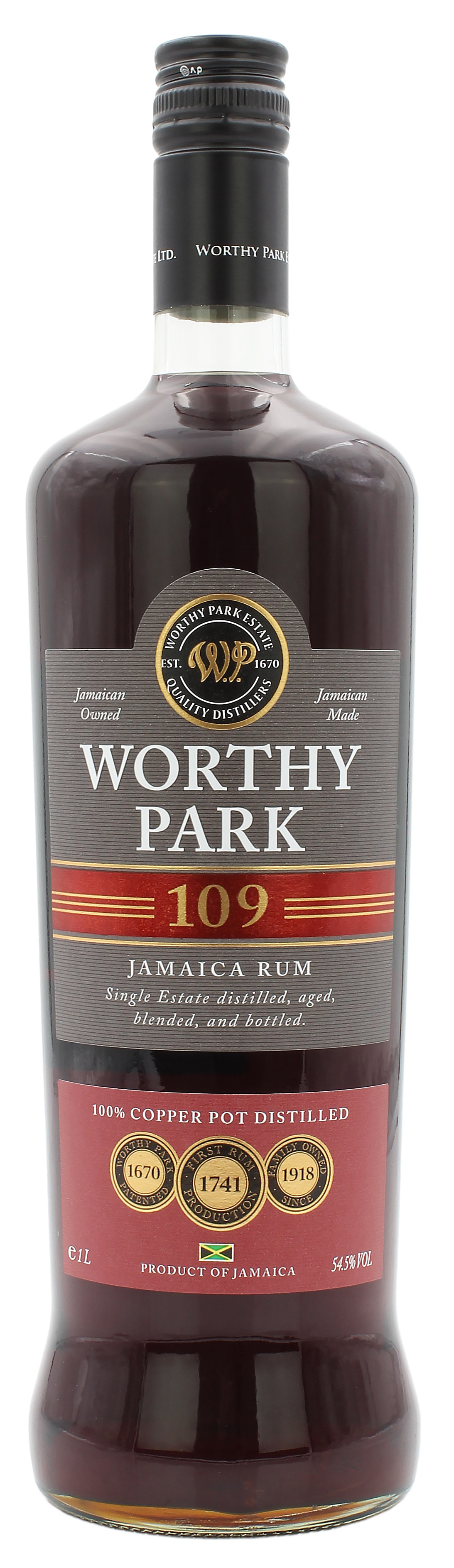 Worthy Park 109 Jamaica Rum 54.5% 1Liter
