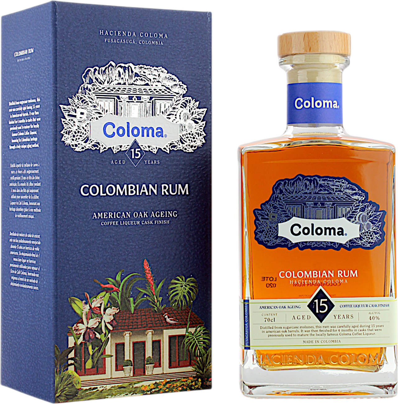 Coloma 15 Jahre Columbian Rum 40.0% 0,7l