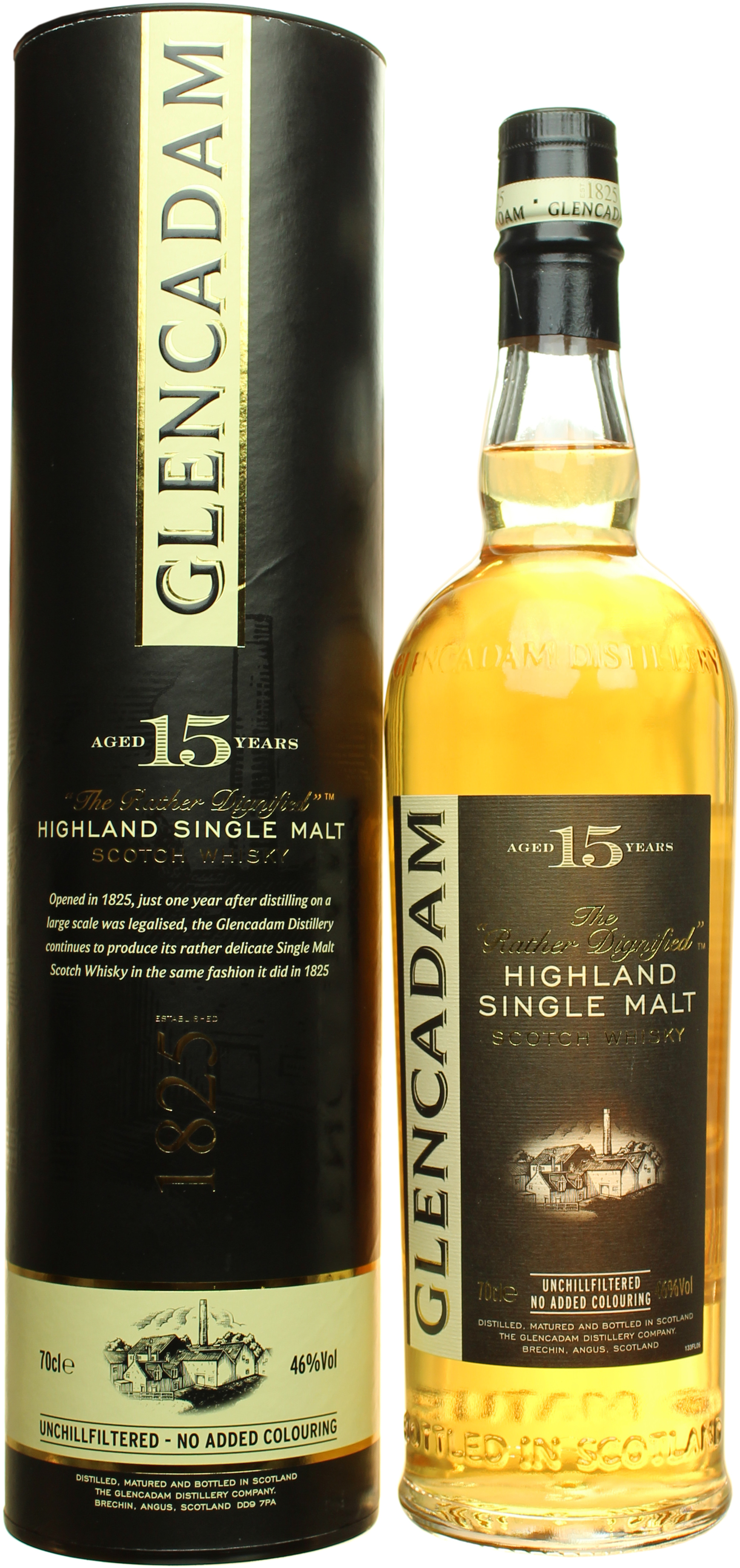 Ohne Umverpackung Glencadam 15 Jahre 46.0% 0,7l