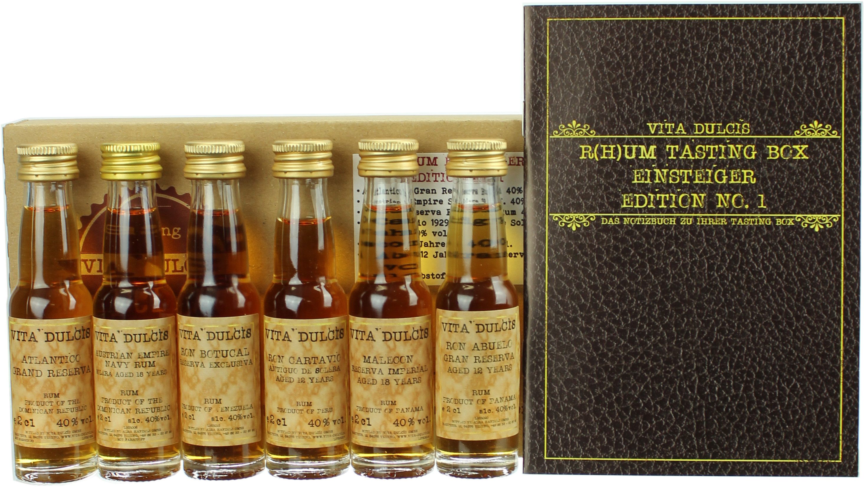 Rum Tasting-Box "Einsteiger" 40.0% 6x20ml