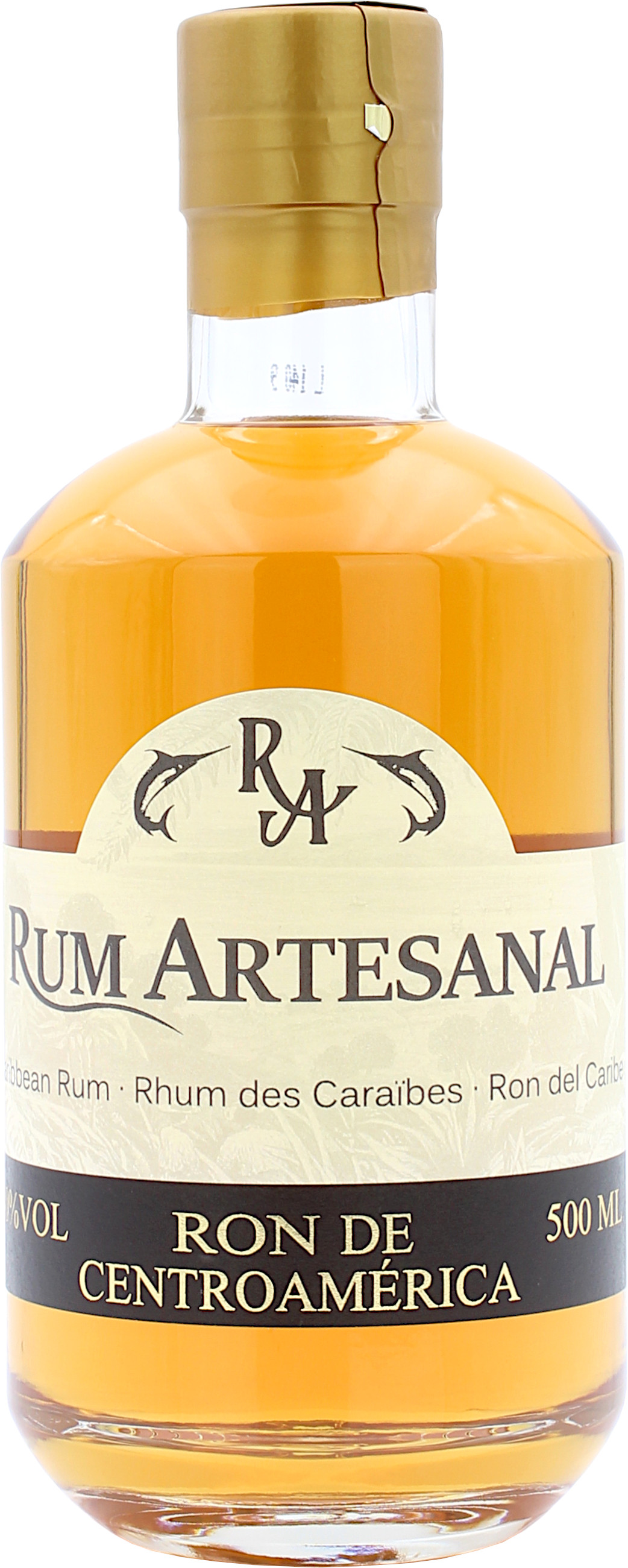 Rum Artesanal Ron de Centroamerica 40.0% 0,5l