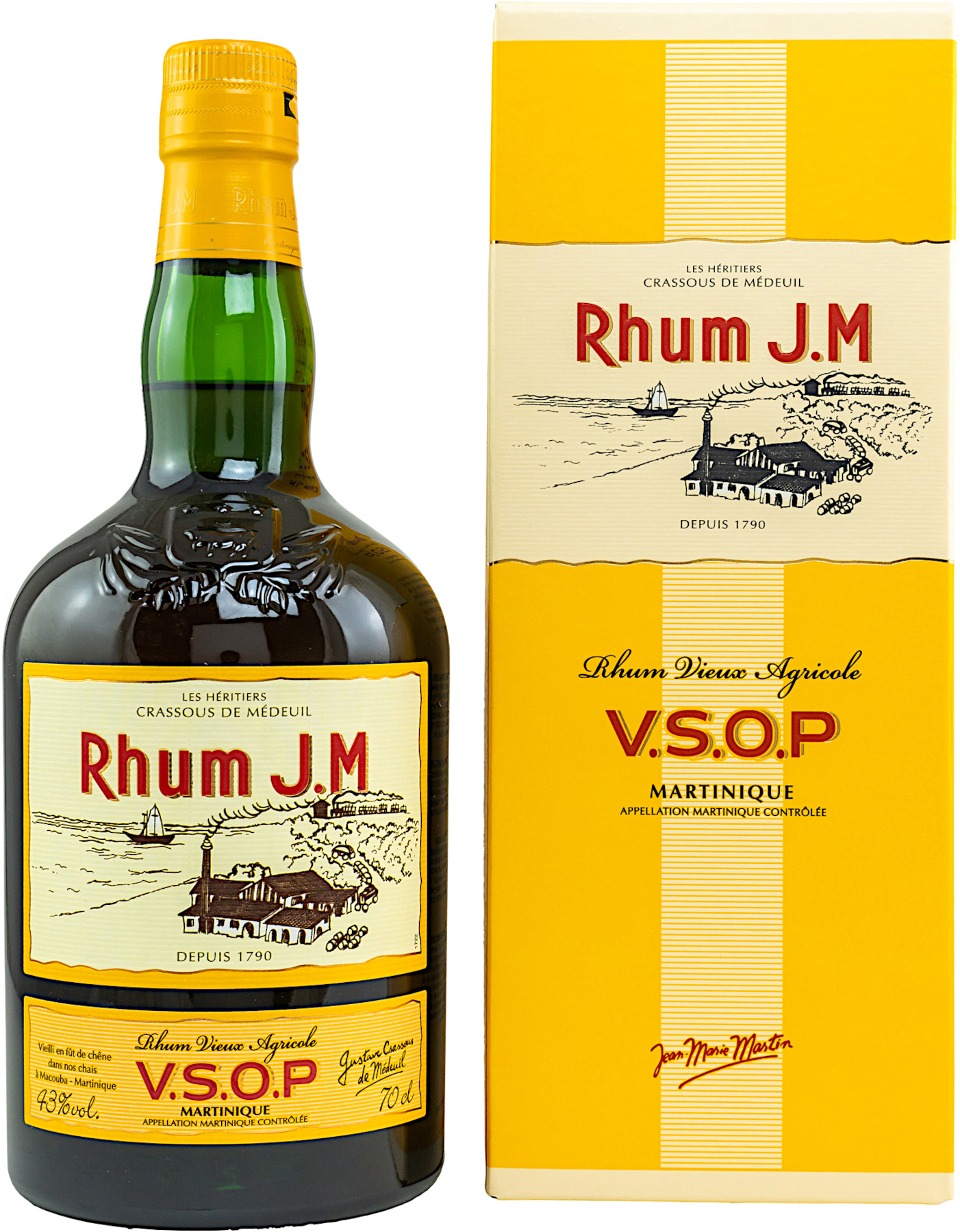 Rhum J.M VSOP 43.0% 0,7l