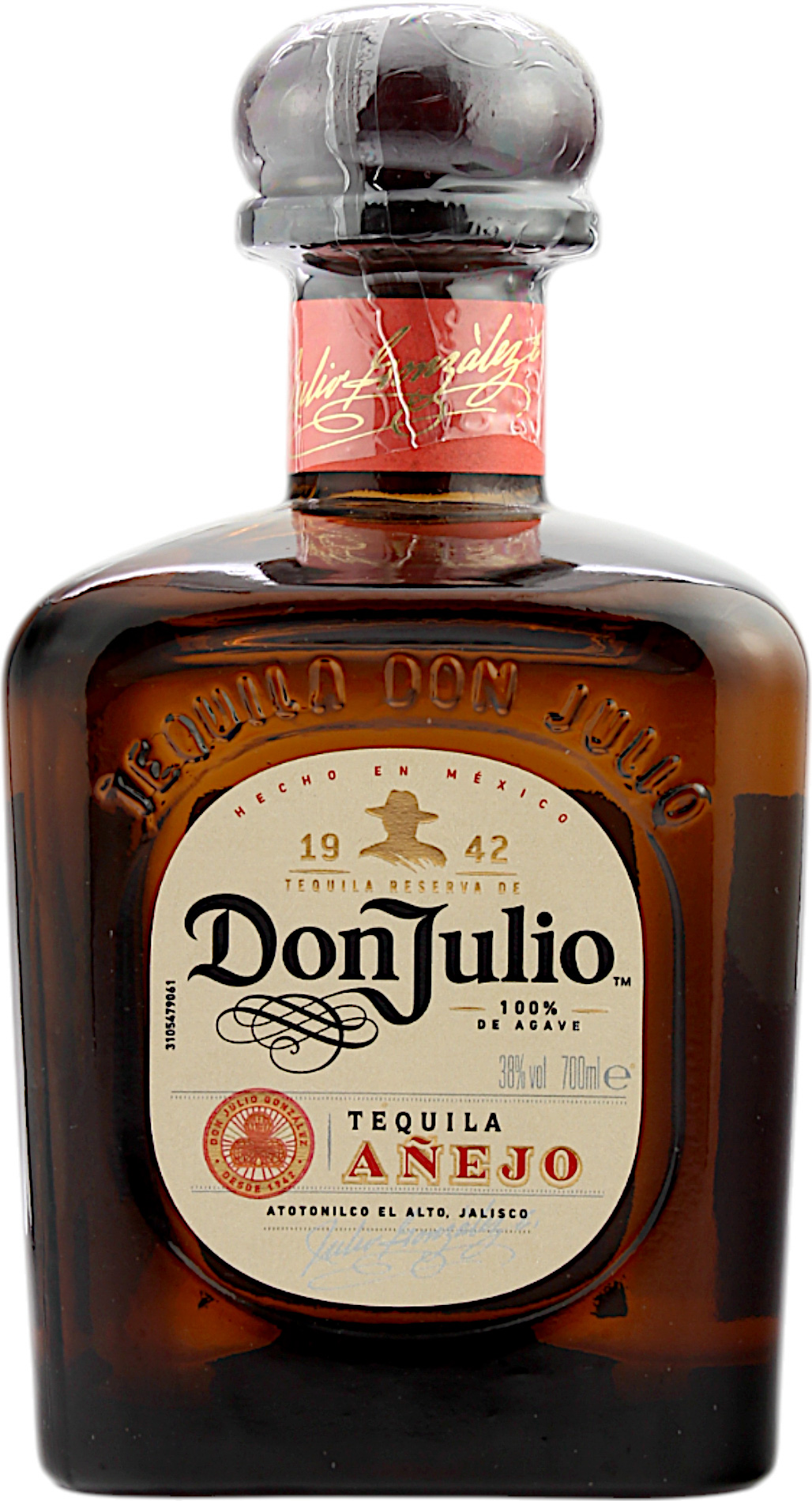 Ohne Umverpackung / Etikett beschädigt Tequila Don Julio Anejo 38.0% 0,7l