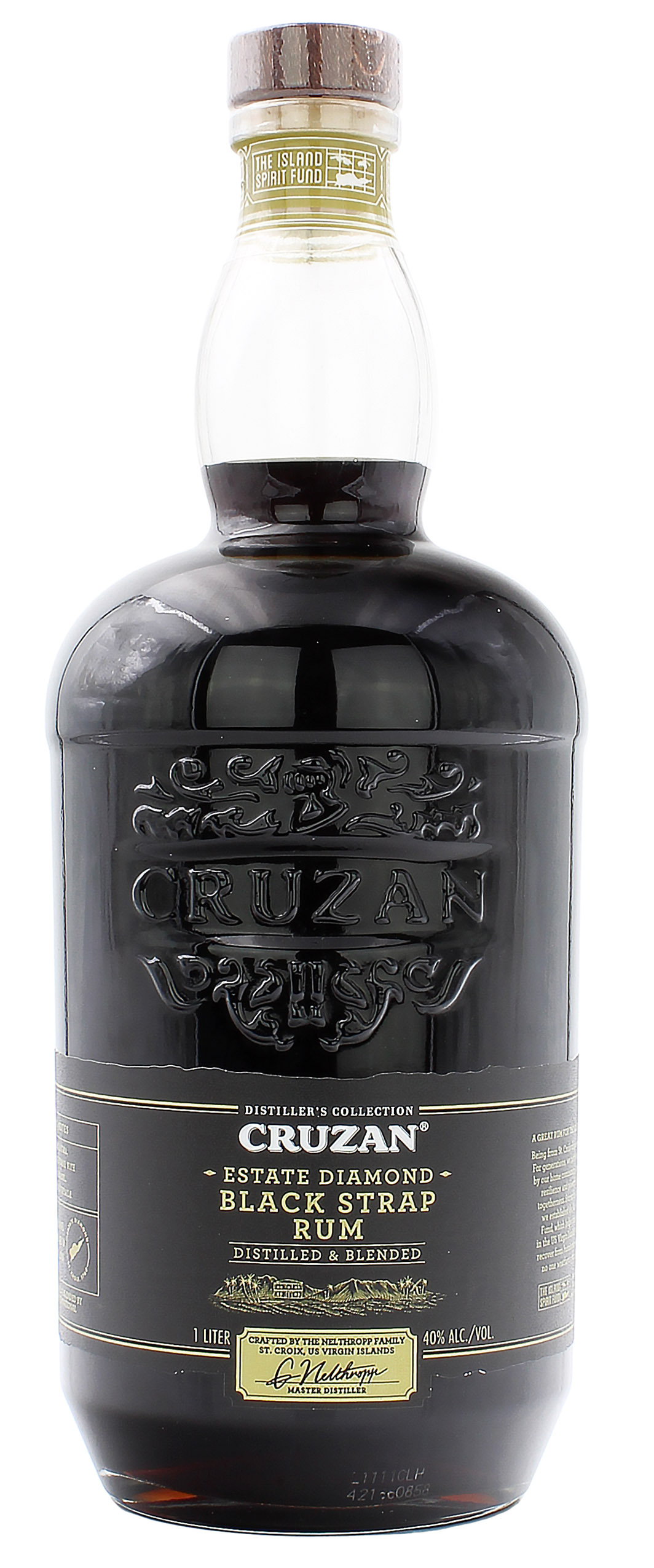 Cruzan Black Strap Rum 40.0% 1 Liter