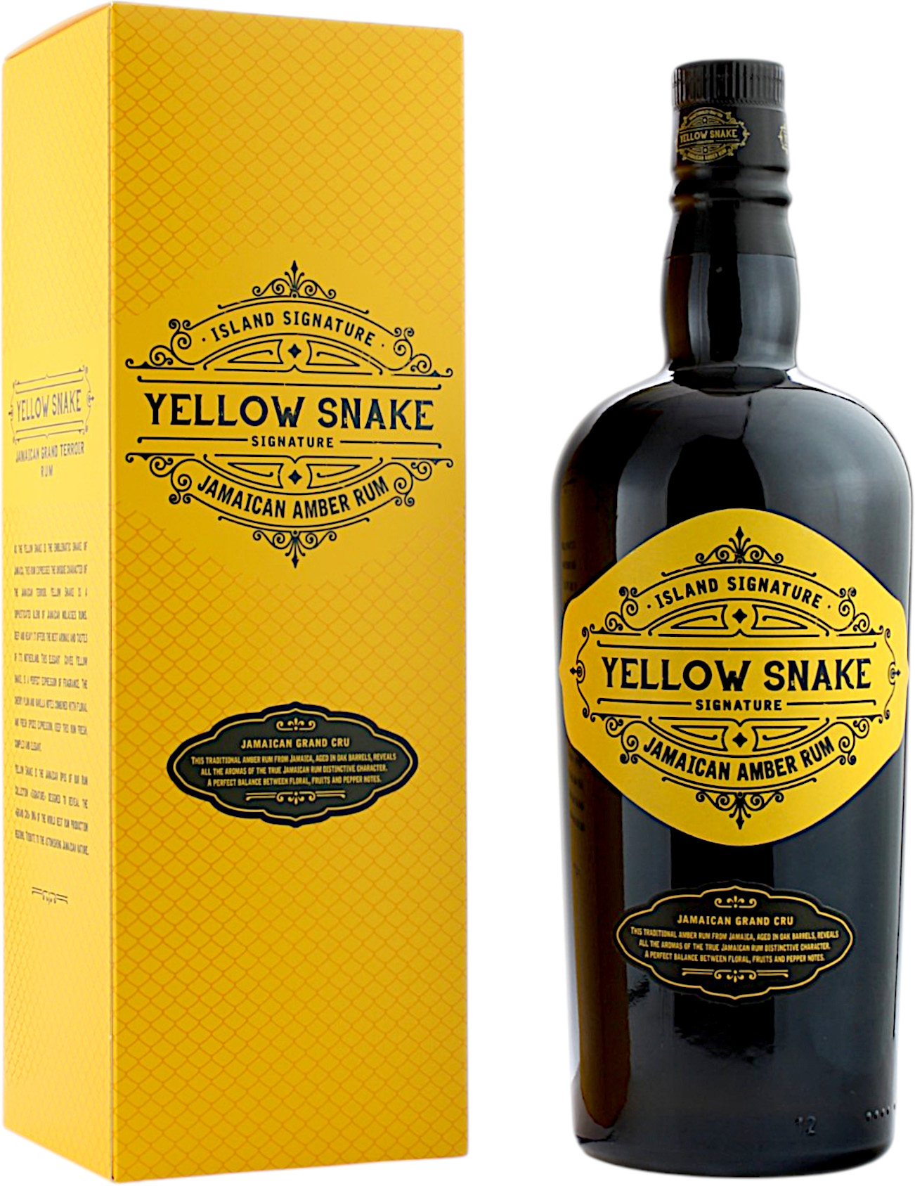 Island Signature Collection Yellow Snake Jamaican Amber Rum 40.0% 0,7l