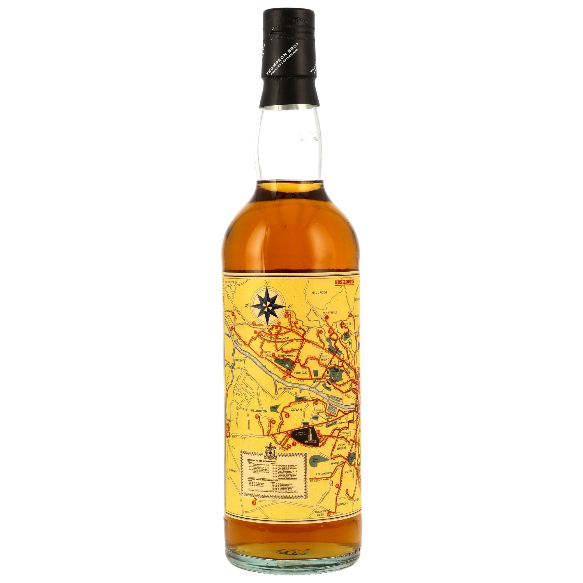 Strathclyde 36 Jahre Single Grain A Glasgow Dram Thompson Bros. 41.0% 0,7l – Ansicht 2
