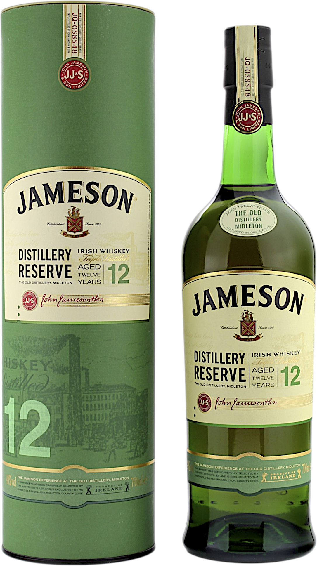 Jameson 12 Jahre Distillery Reserve 40.0% 0,7l