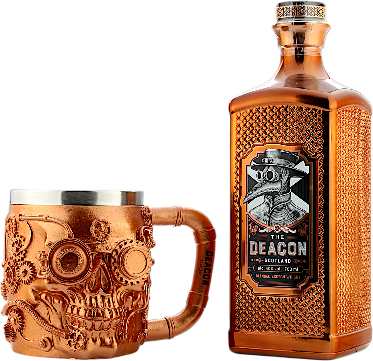 The Deacon Blended Scotch Whisky Geschenkset mit Mug 40.0% 0,7l
