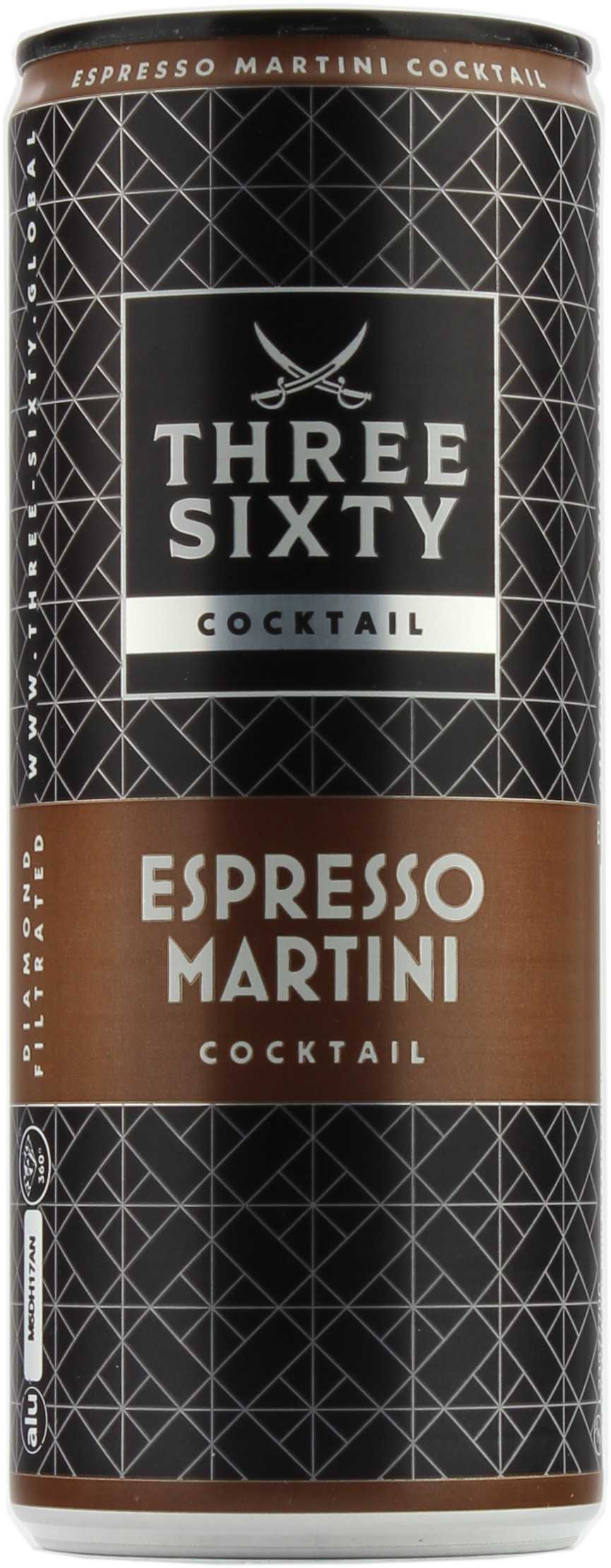 THREE SIXTY Espresso Martini Cocktail 10.0% 250ml