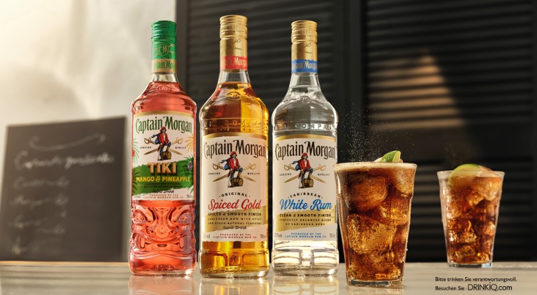 Captain Morgan: Eine Schatzkiste voller ausdrucksstarker Aromen