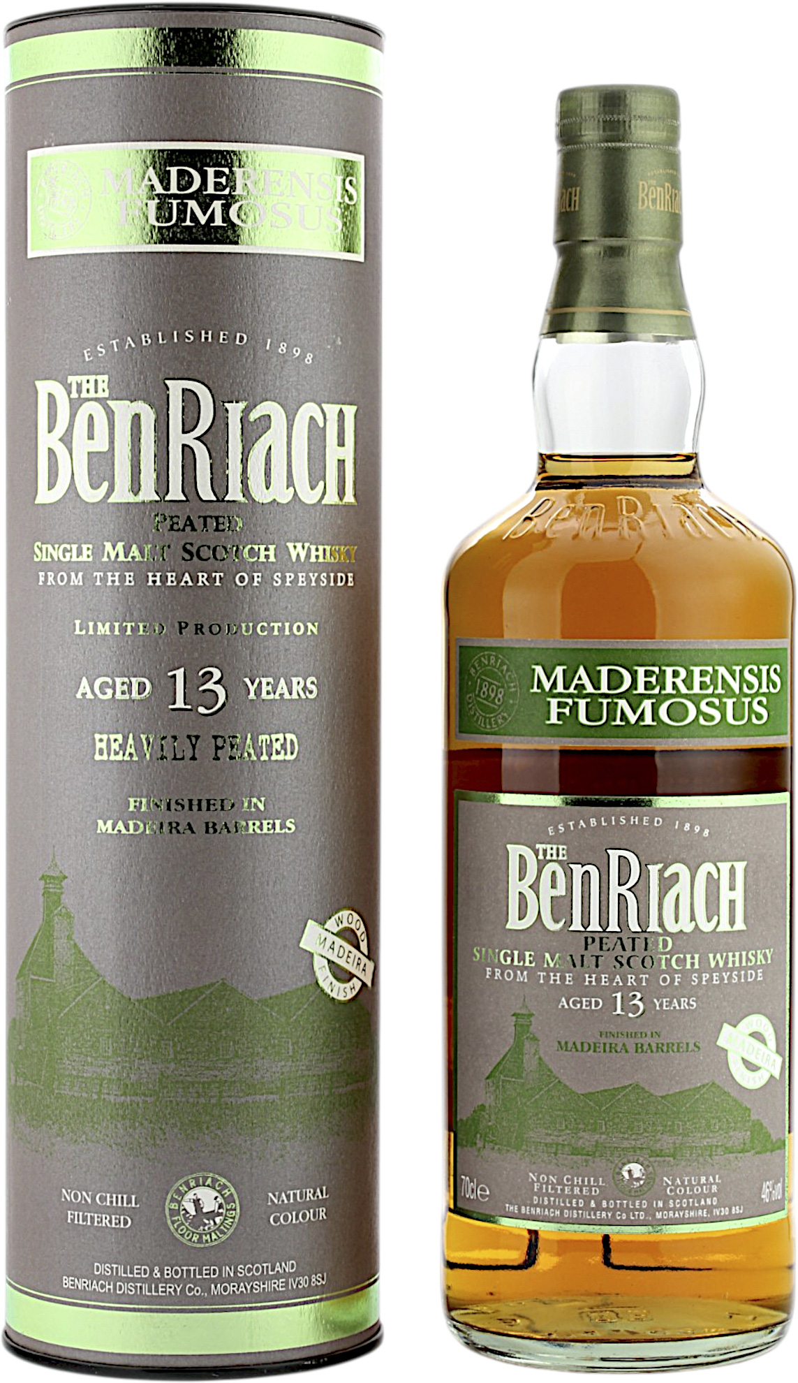 Benriach 13 Jahre Maderensis Fumosus Wood Finish 2013 46.0% 0,7l