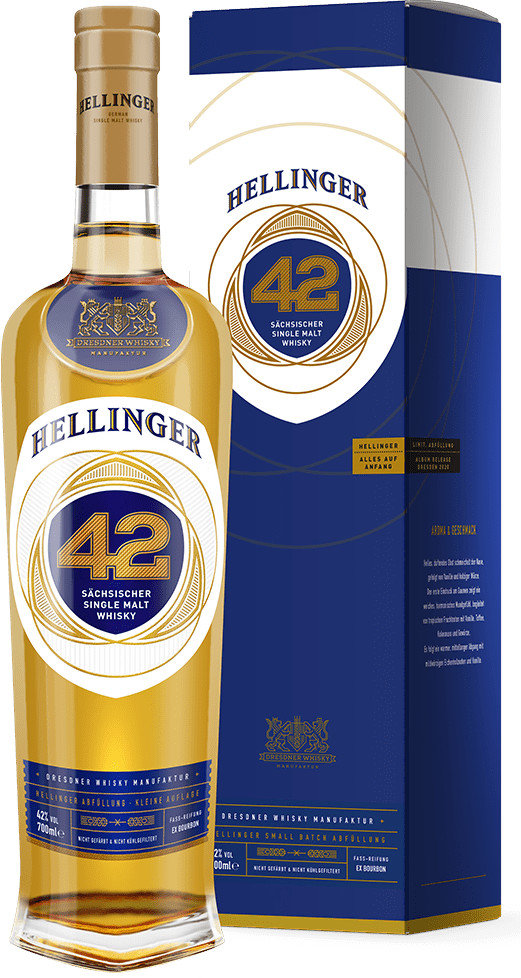 Hellinger 42 Single Malt Whisky (Deutschland) 46.0% 0,7l