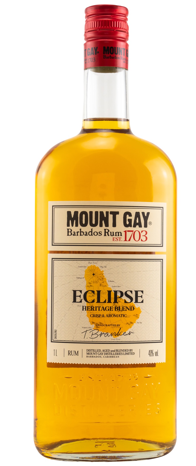 Mount Gay Eclipse Gold Rum 40.0% 1 Liter