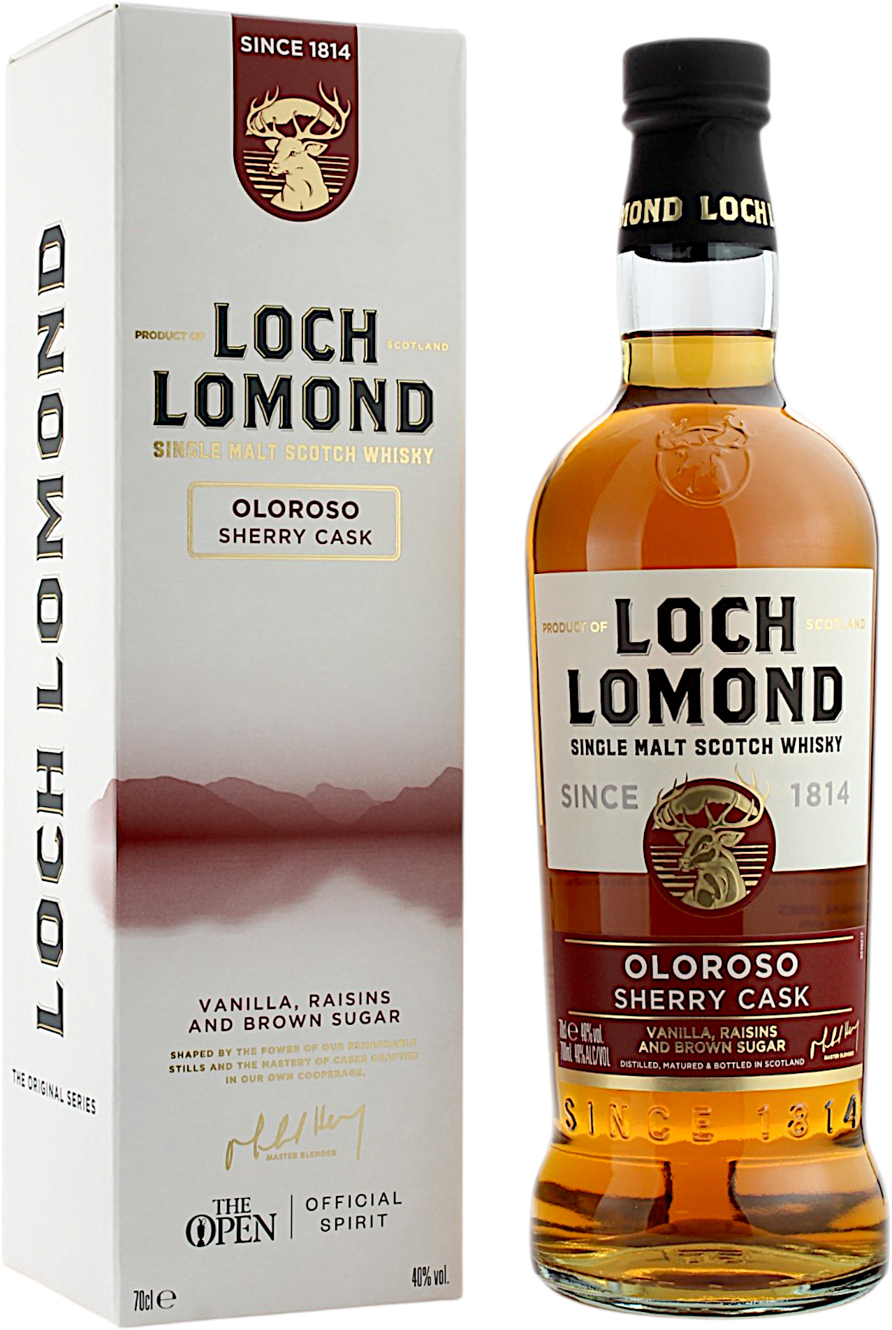 Ohne Umverpackung Loch Lomond Oloroso Sherry Cask Single Malt 40.0% 0,7l