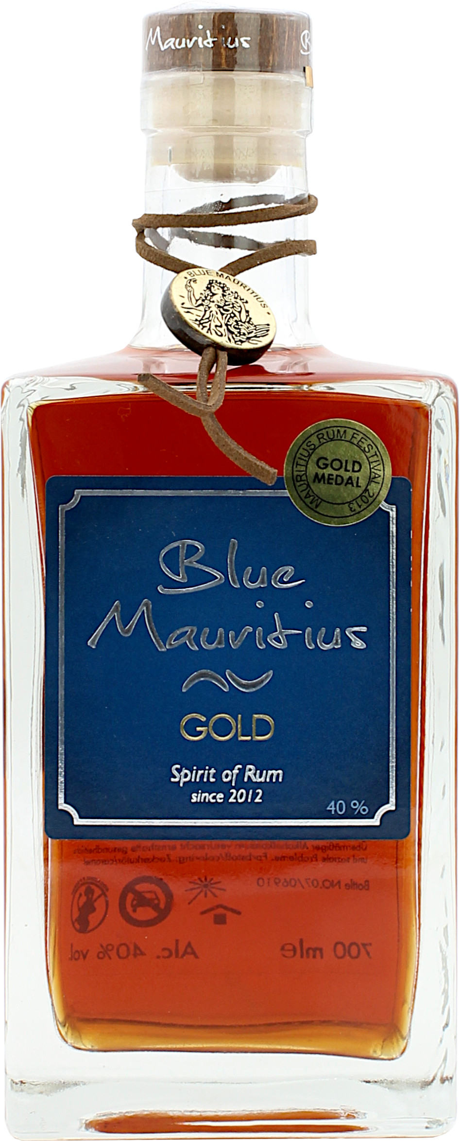 Blue Mauritius Gold Rum 40.0% 0,7l