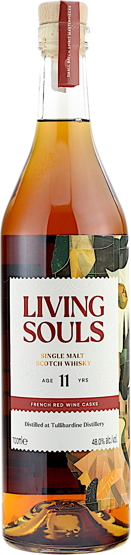 Tullibardine 11 Jahre Living Souls French Red Wine Casks 48.0% 0,7l