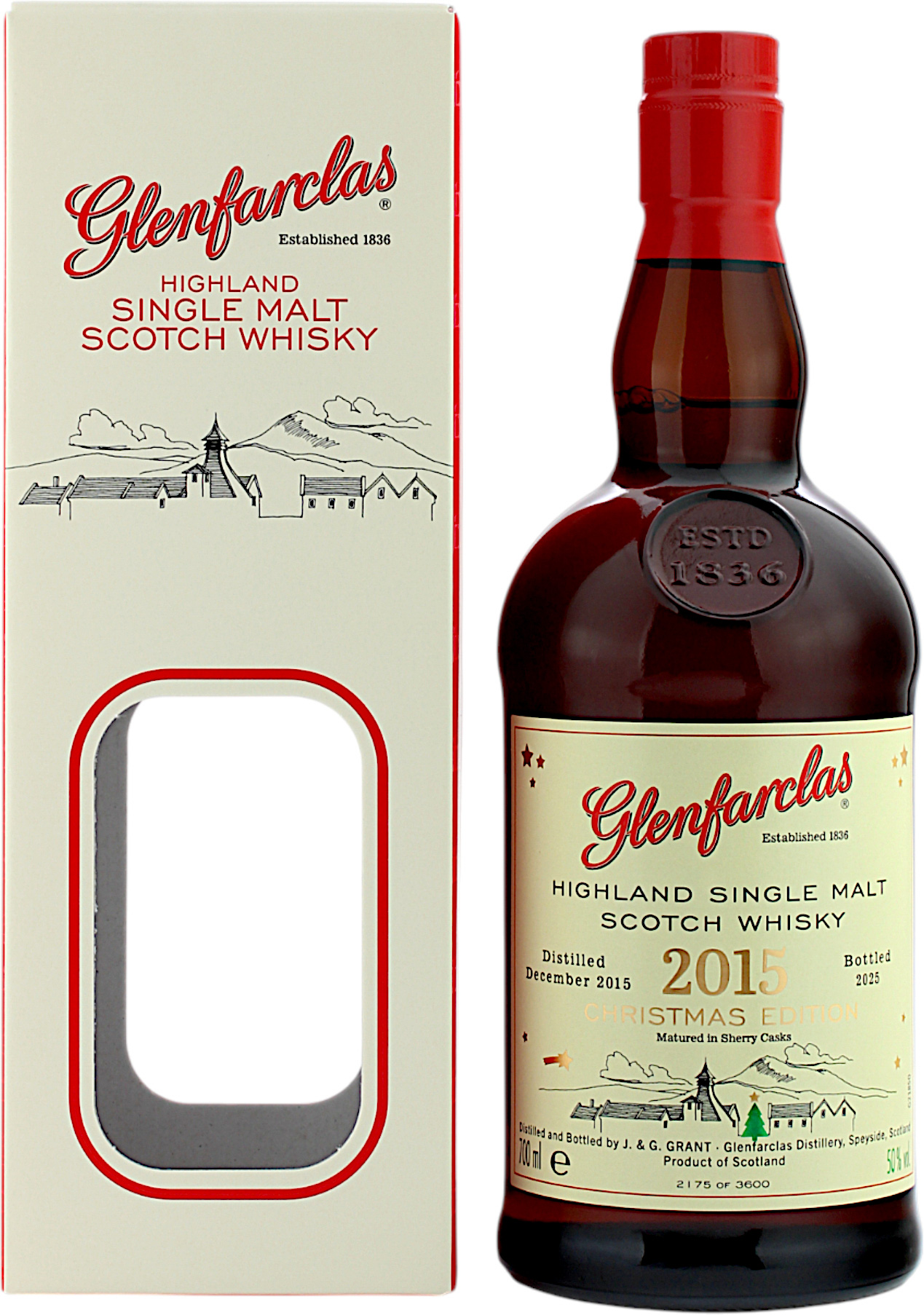 Glenfarclas Vintage 2015 Christmas Edition 2015/2025 50.0% 0,7l