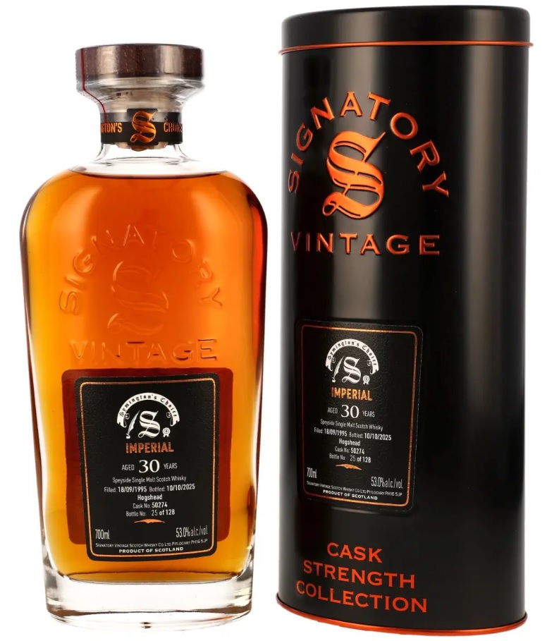 Imperial 30 Jahre 1995/2025 Signatory Symingtons Choice 53.0% 0,7l