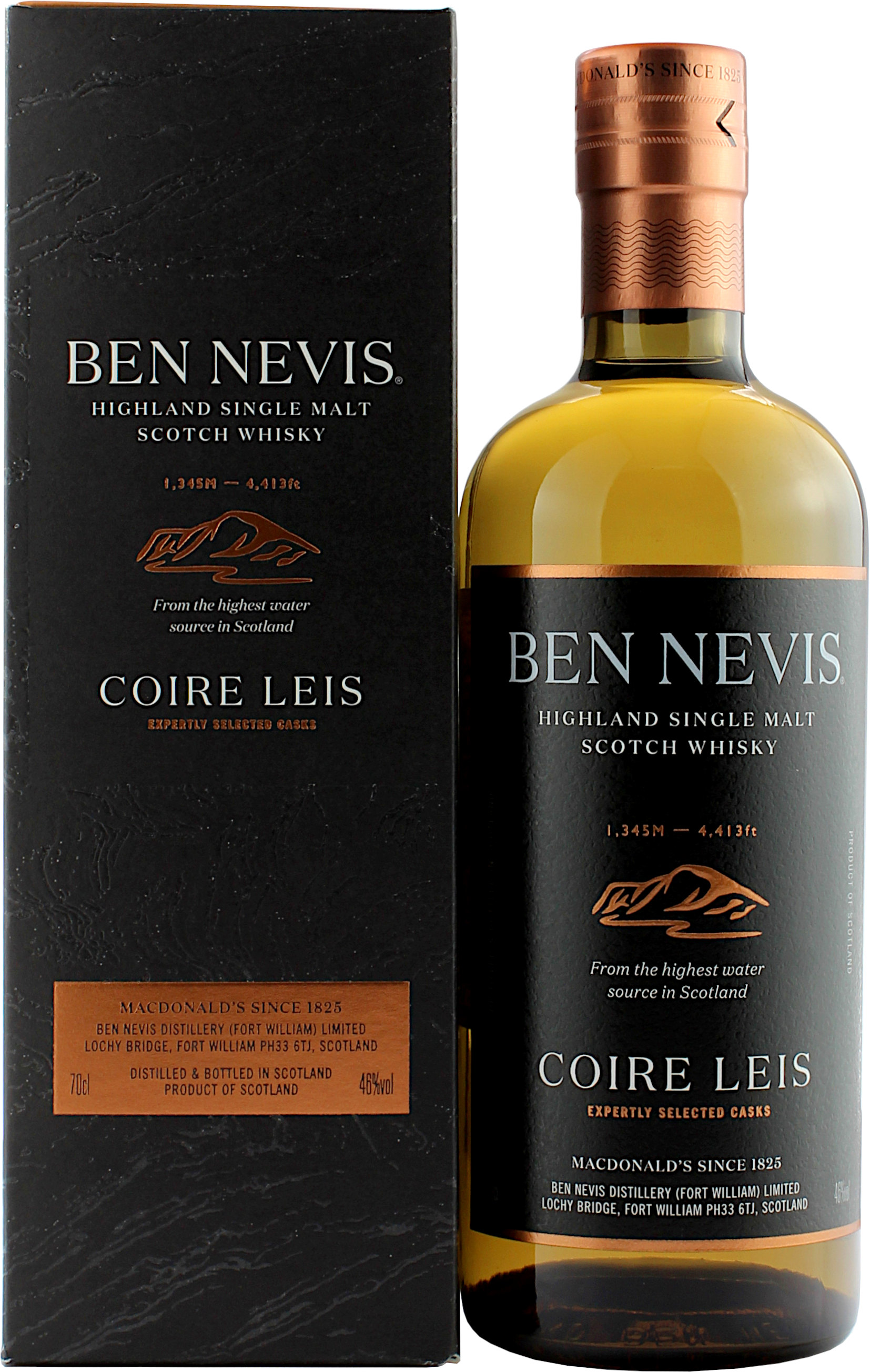 Ohne Umverpackung Ben Nevis Coire Leis 46.0% 0,7l