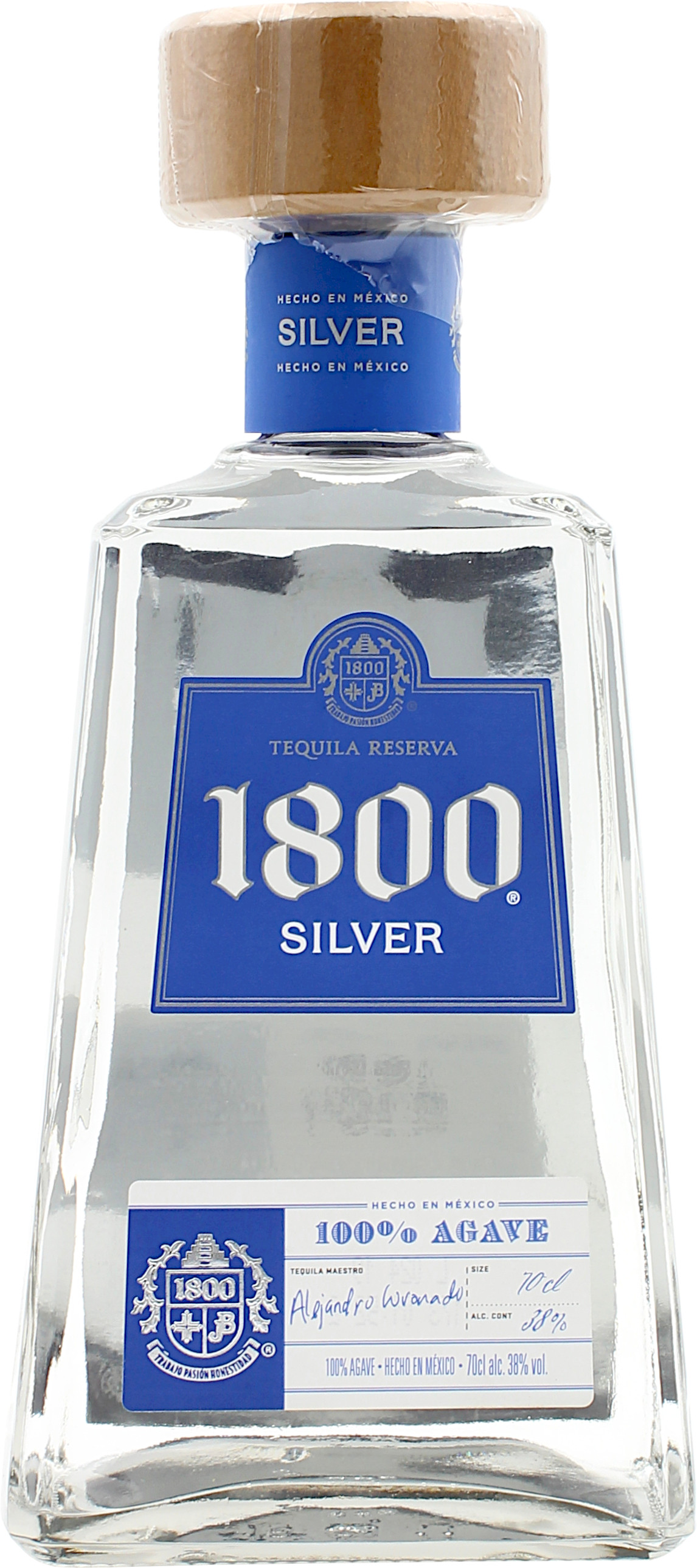1800 Tequila Silver 100% Agave 38.0% 0,7l