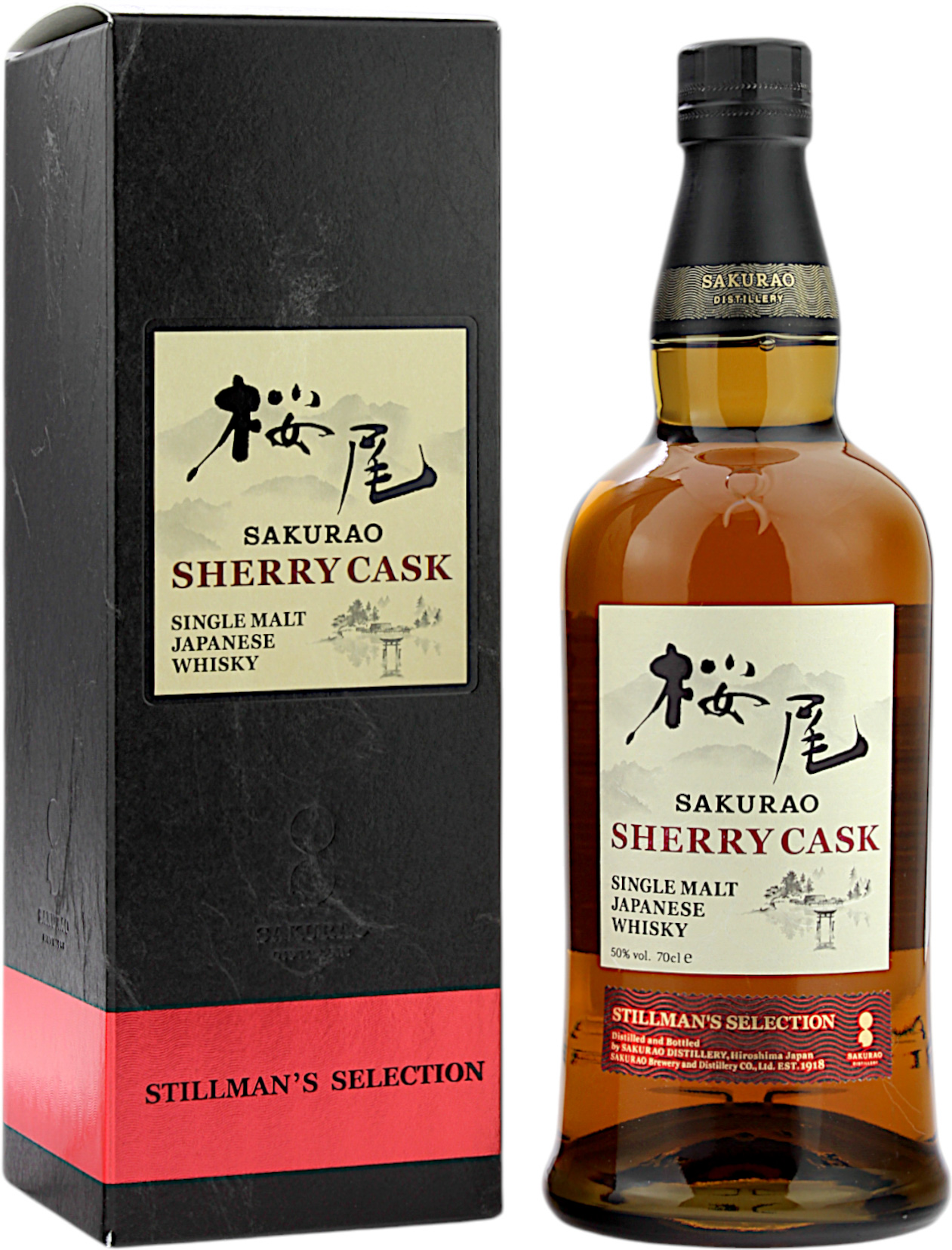 Sakurao Sherry Cask Stillmans's Selection Single Malt Whisky (Japan) 50.0% 0,7l
