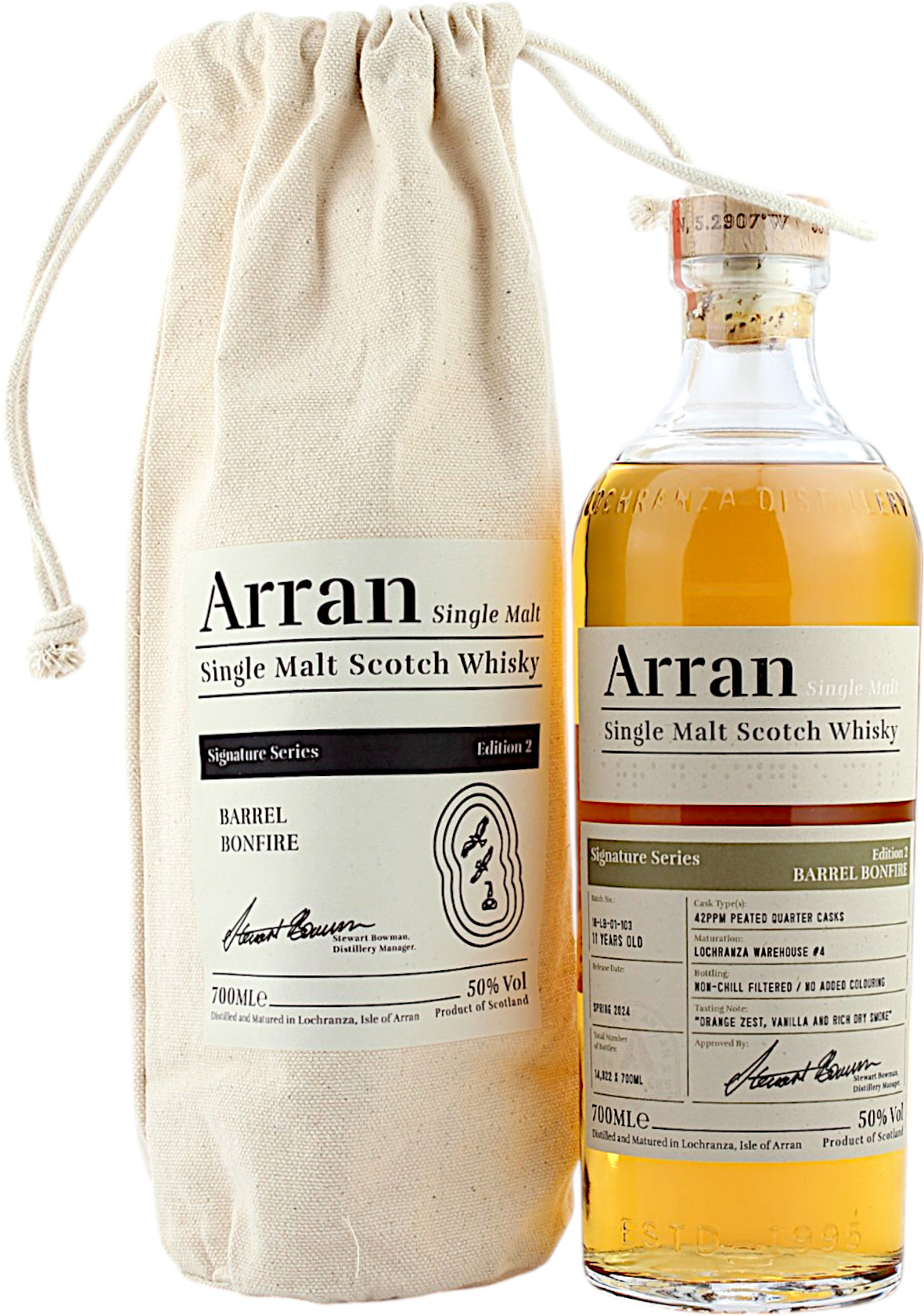 Arran Signature Series Edition 2 Barrel Bonfire 50.0% 0,7l