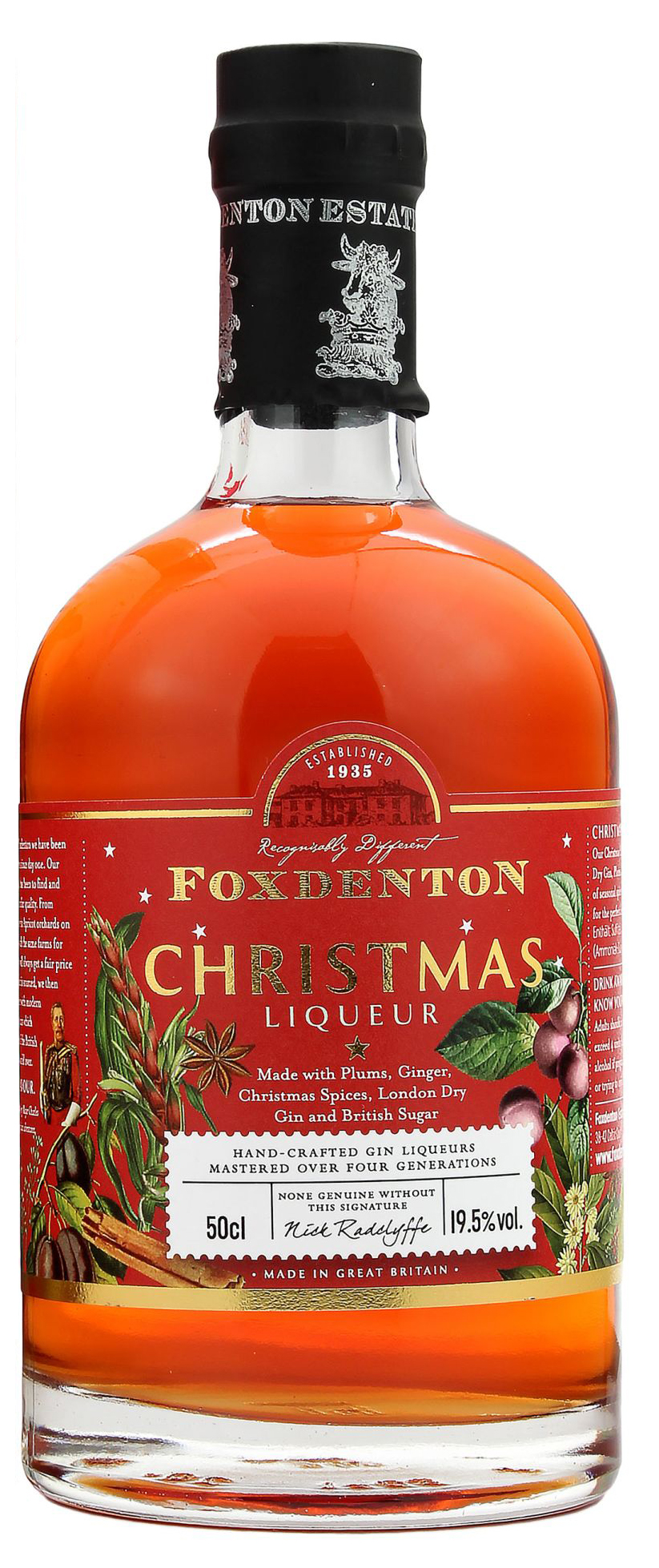 Foxdenton Christmas Gin Liqueur 19.5% 0,5l
