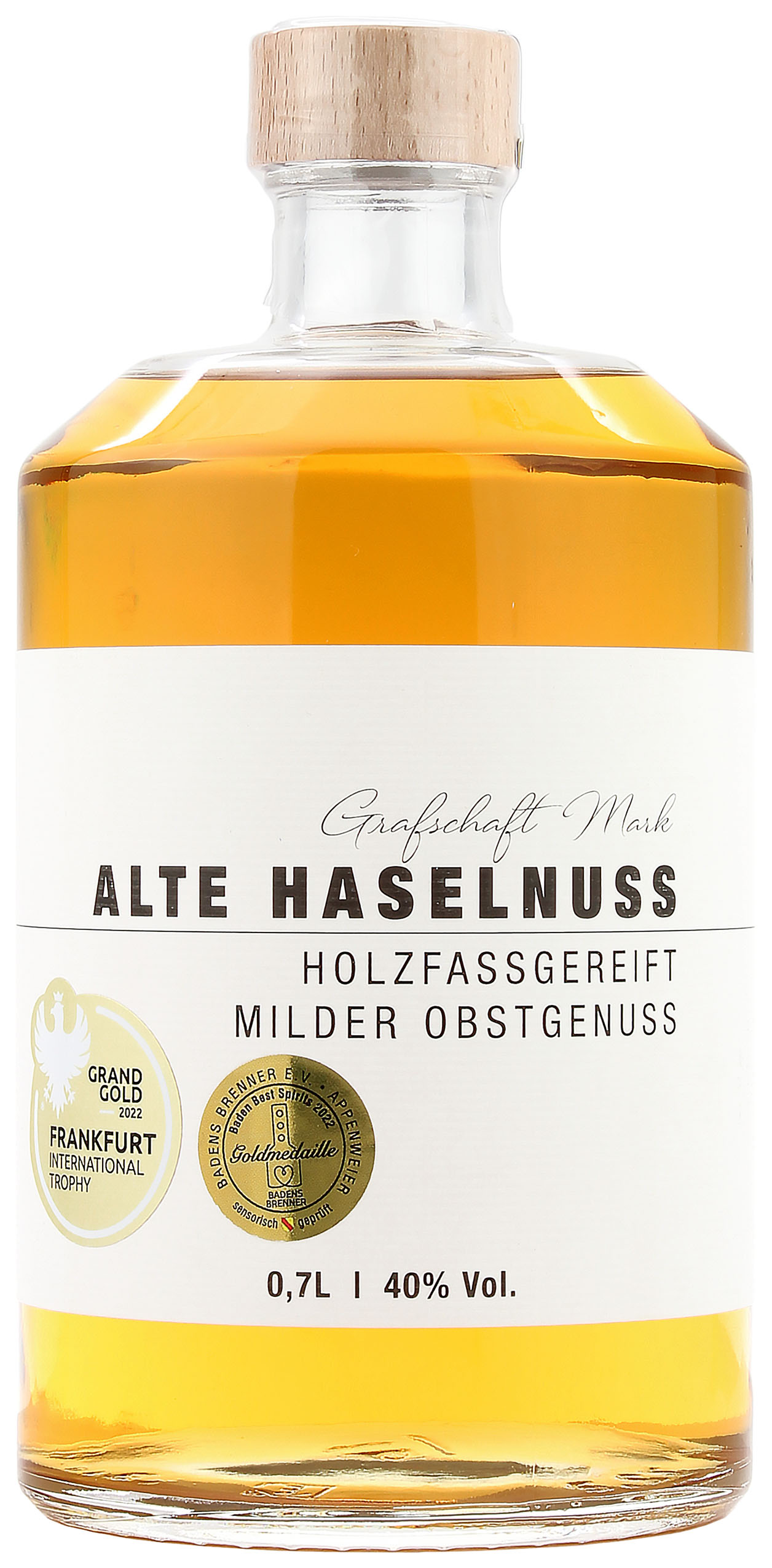 Grafschaft Mark Alte Haselnuss 40.0% 0,7l