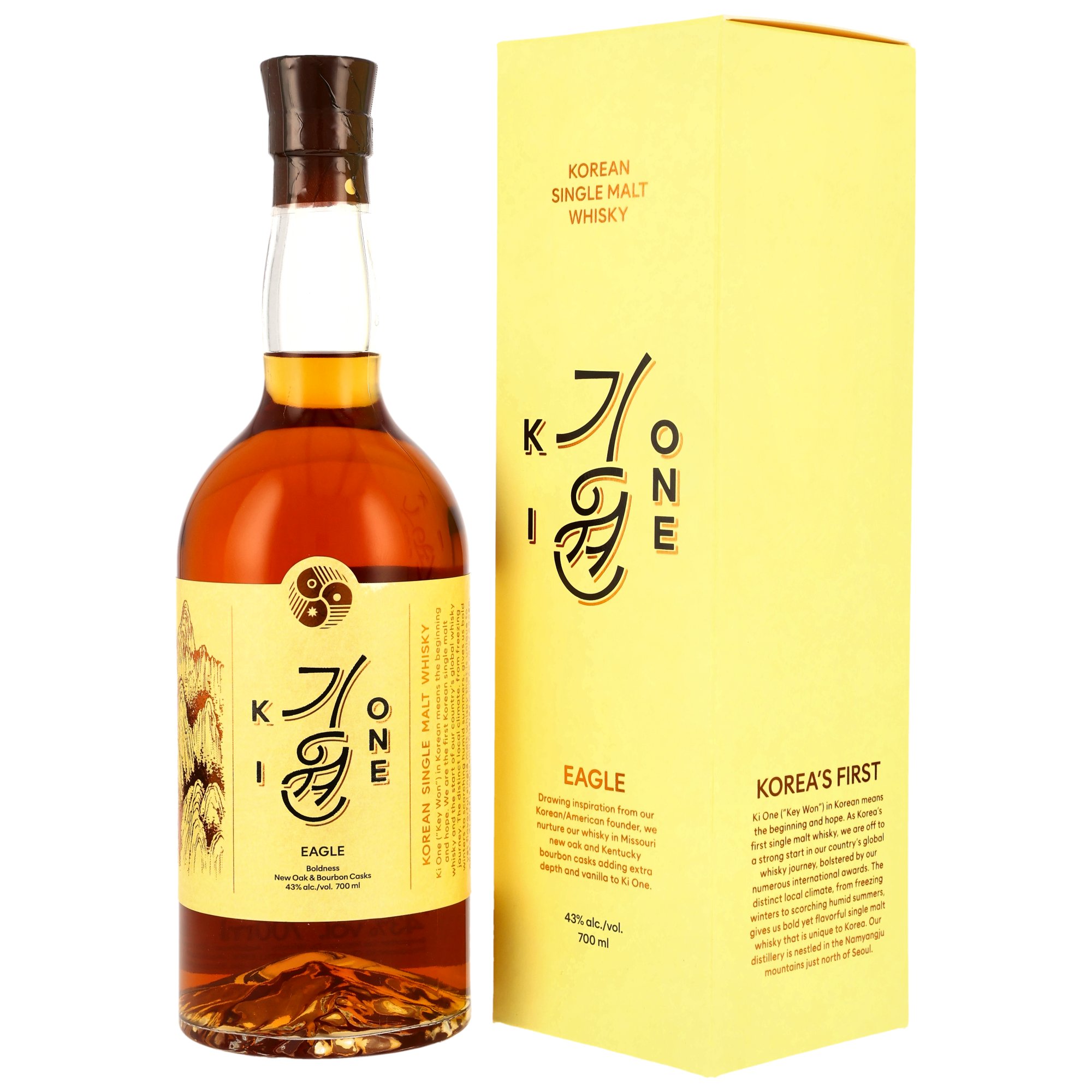KI ONE Eagle Korean Single Malt Whisky 43.0% 0,7l