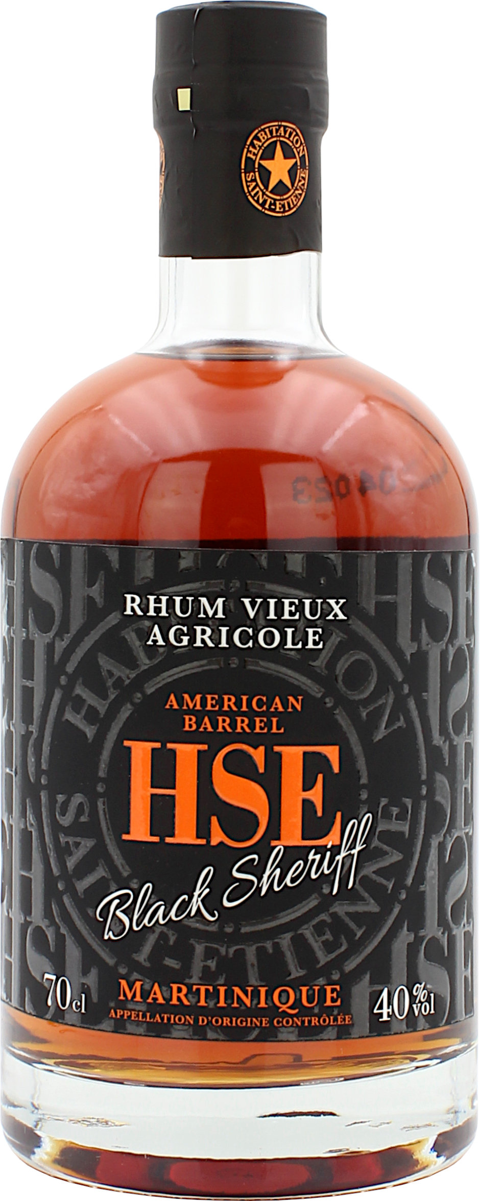 H.S.E. Rhum Vieux Agricole Black Sheriff 40.0% 0,7l