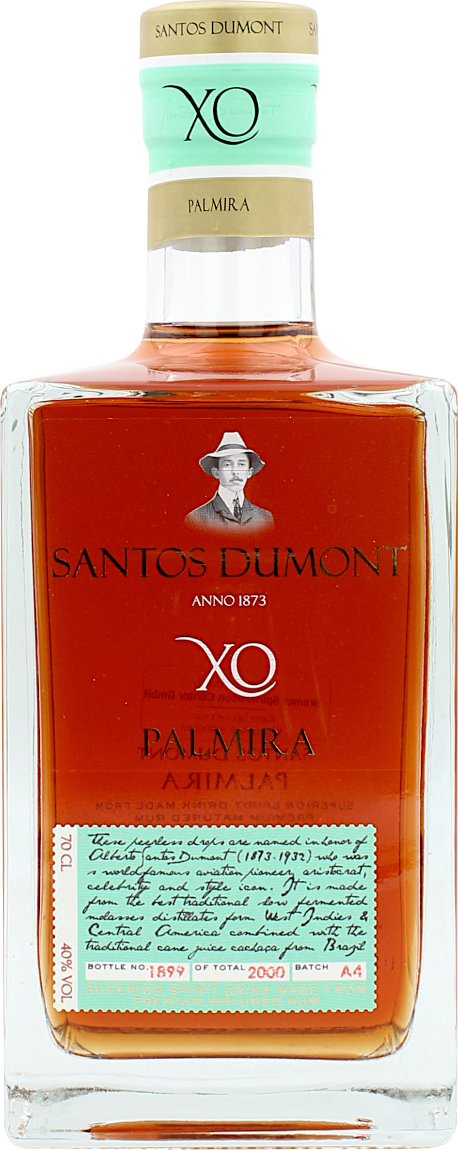 Santos Dumont XO Palmira 40.0% 0,7l