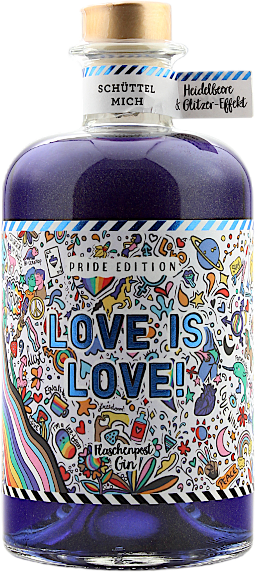 Flaschenpost Gin Pride Edition Love is Love 41.0% 0,5l