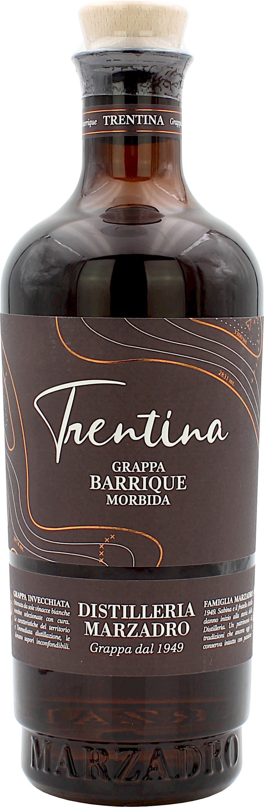 Marzadro La Trentina Barrique Morbida Grappa 41.0% 0,7l