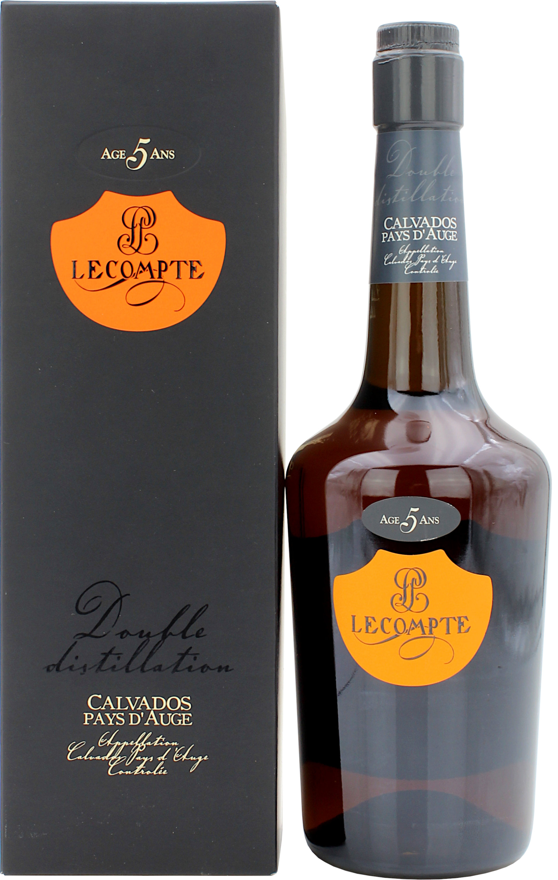 Lecompte Calvados Pays d’Auge 5 Jahre 40.0% 0,7l