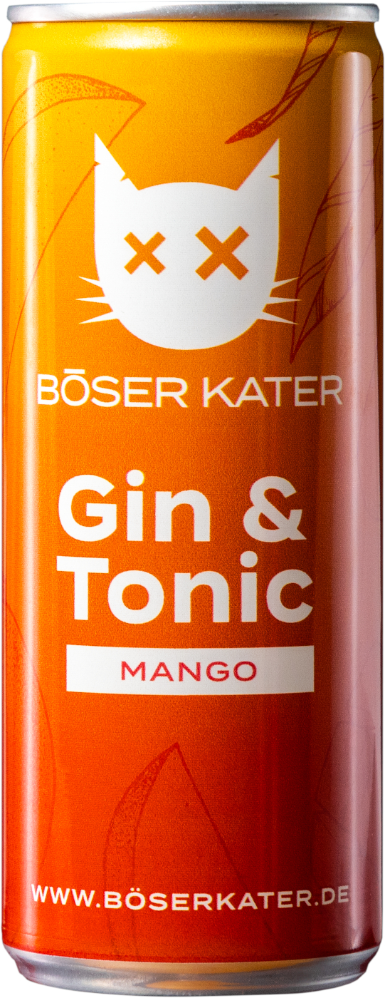 Böser Kater Mango Gin & Tonic ReadyToDrink Dose 10.0% 0,25l