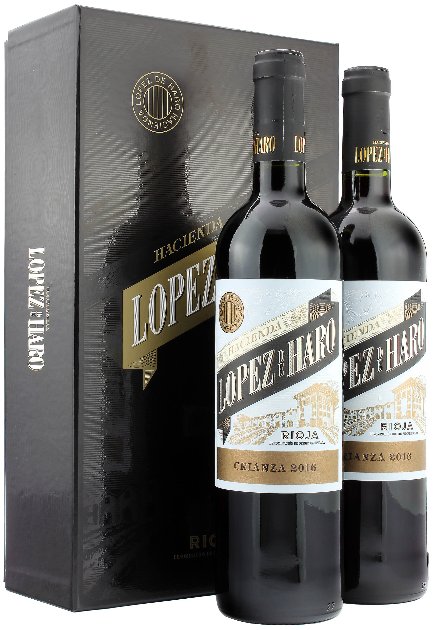 Hacienda Lopez De Haro Rioja Crianza 2016 2er Set 13.5% 1,5l