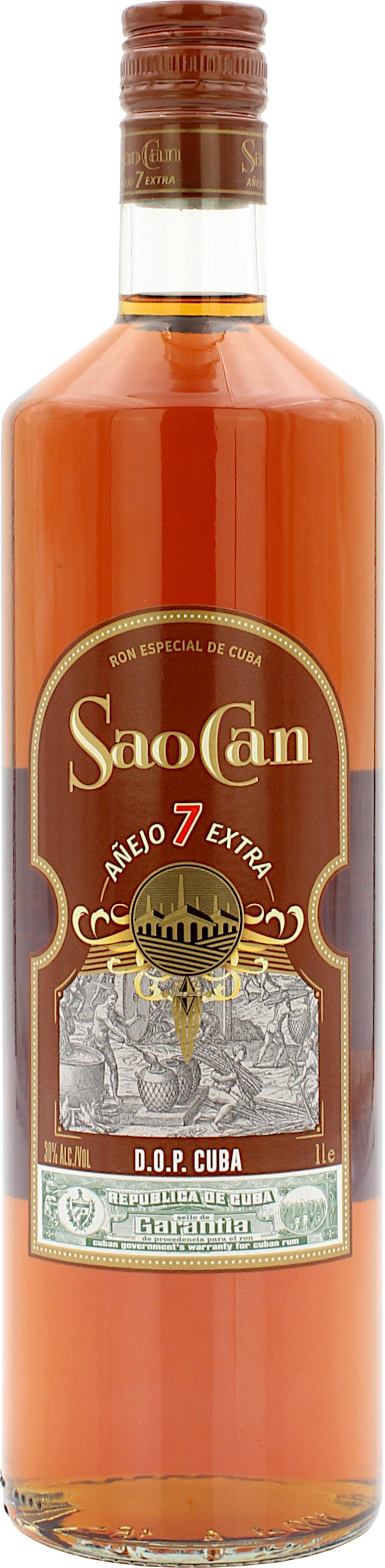Ron Sao Can Anejo 7 Jahre Extra 38.0% 1 Liter