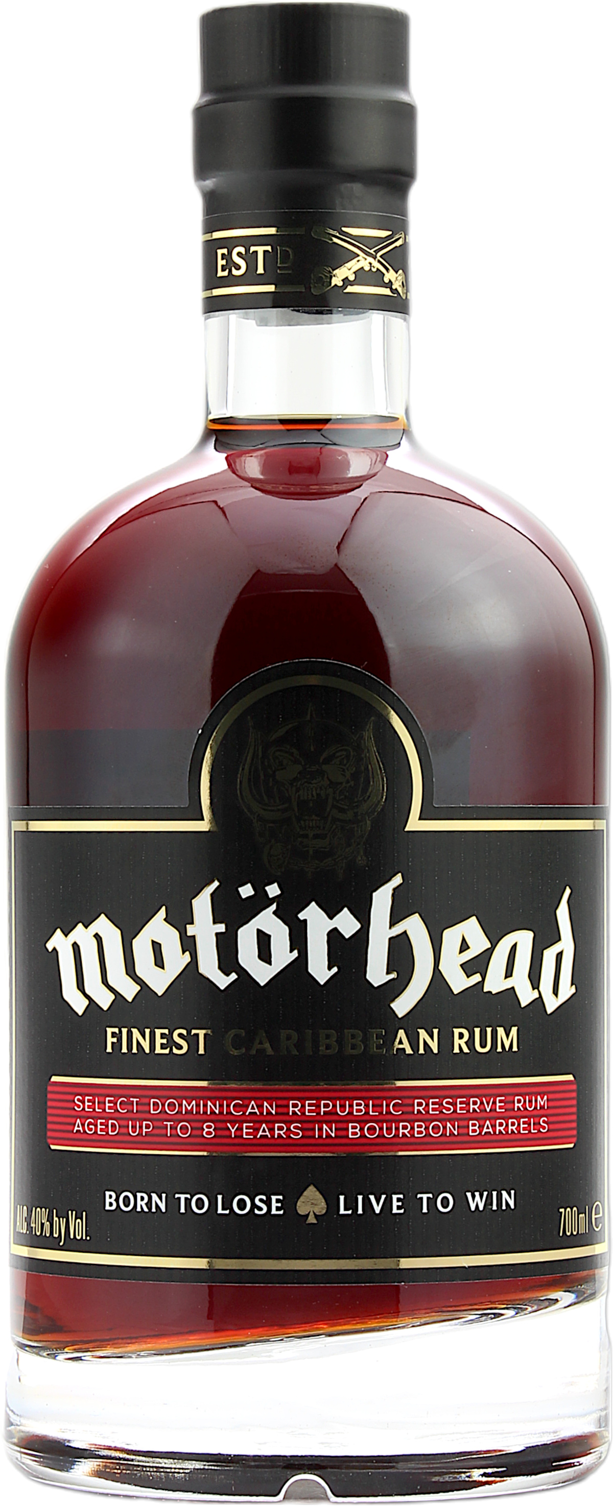 Motörhead Finest Caribbean Rum 40.0% 0,7l