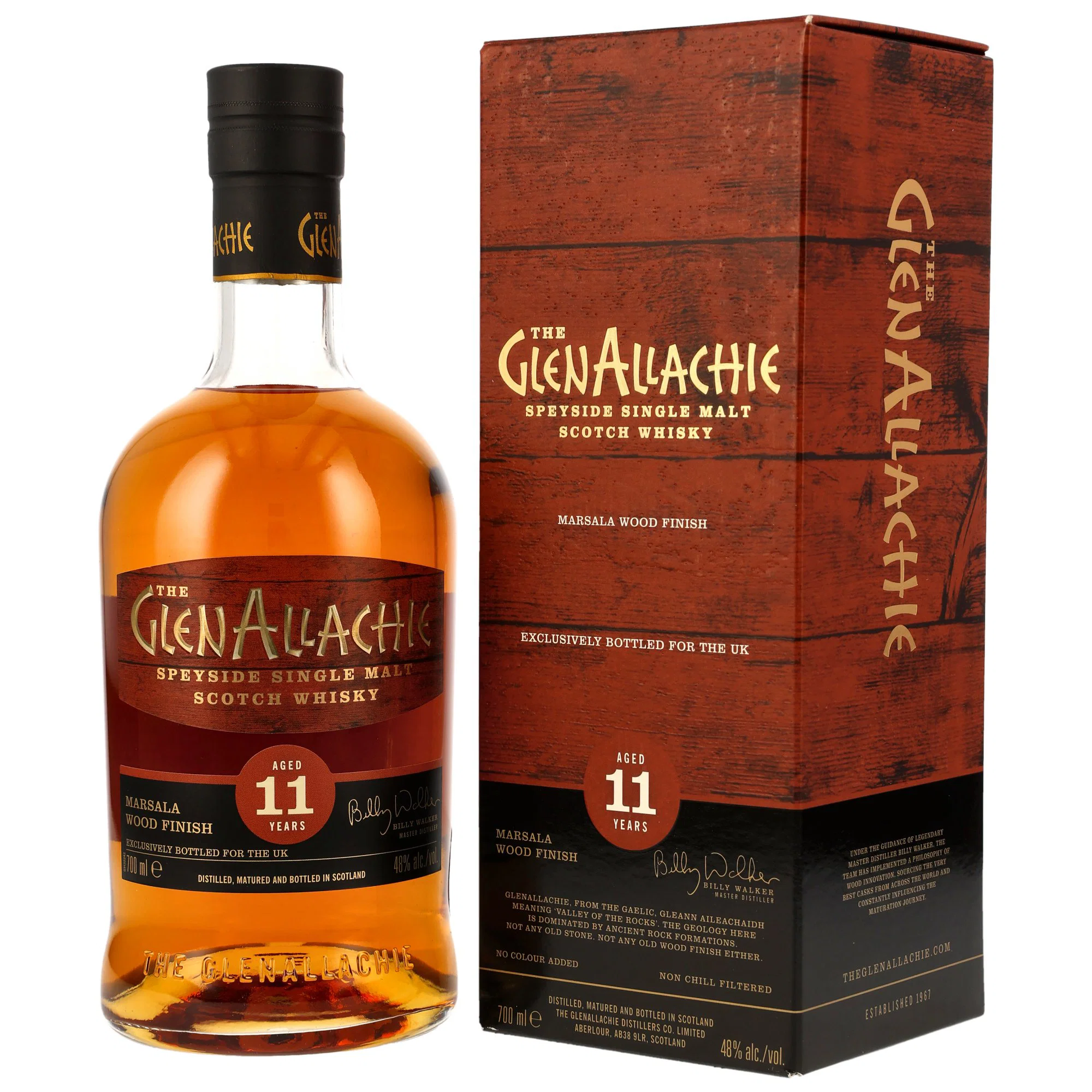 GlenAllachie 11 Jahre Marsala Wood Finish 48.0% 0,7l