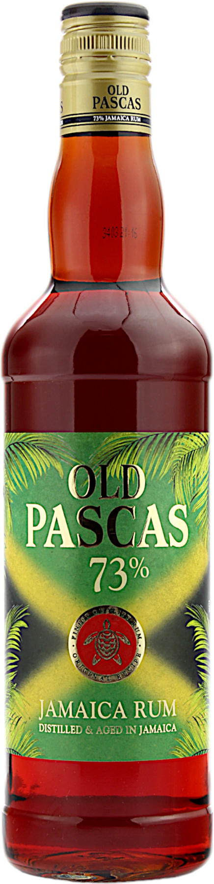 Old Pascas Jamaica Overproofed Rum 73.0% 0,7l