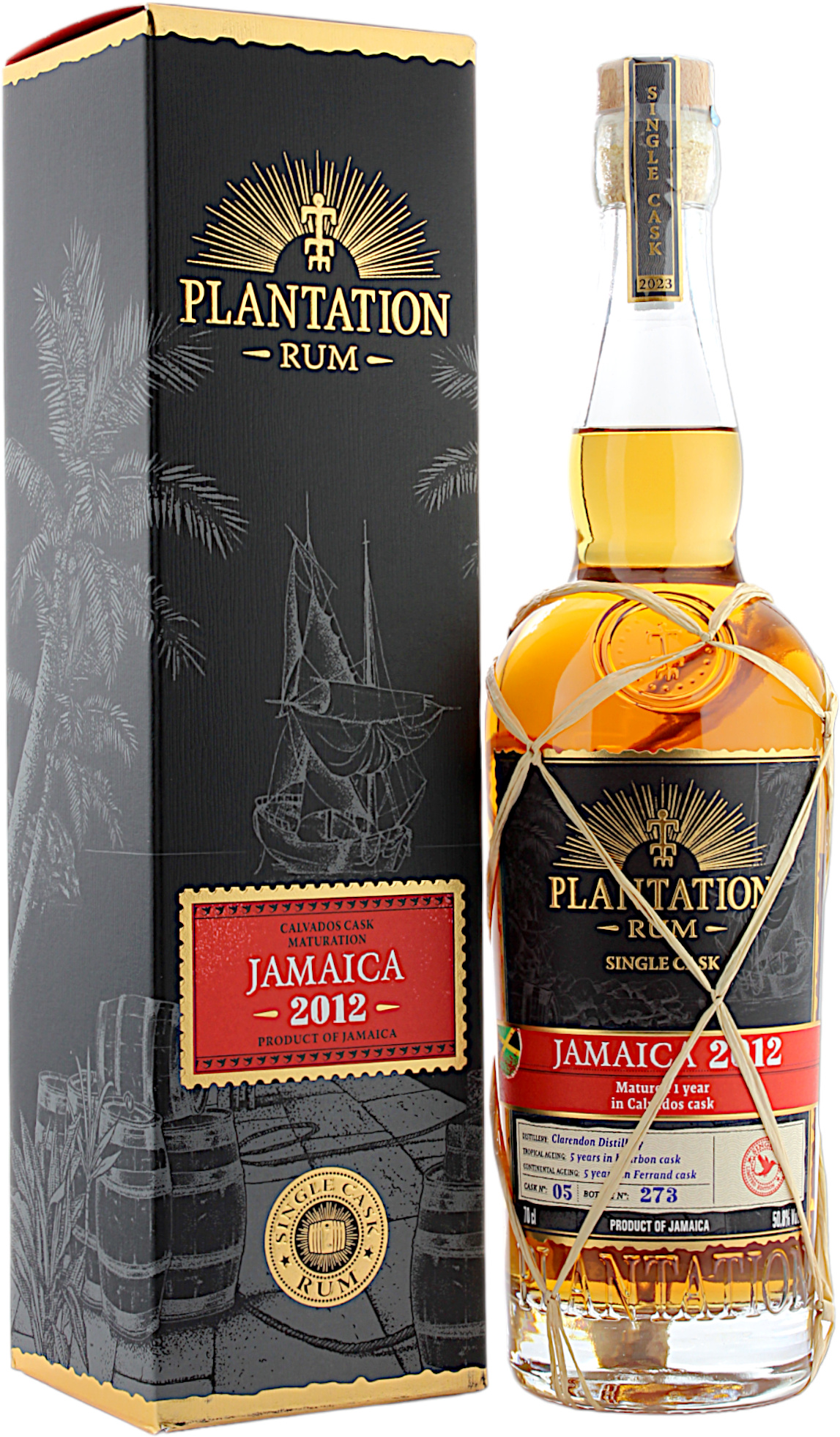Plantation Rum Jamaica 2012 Single Cask Calvados Cask Finish 2023 50.8% 0,7l